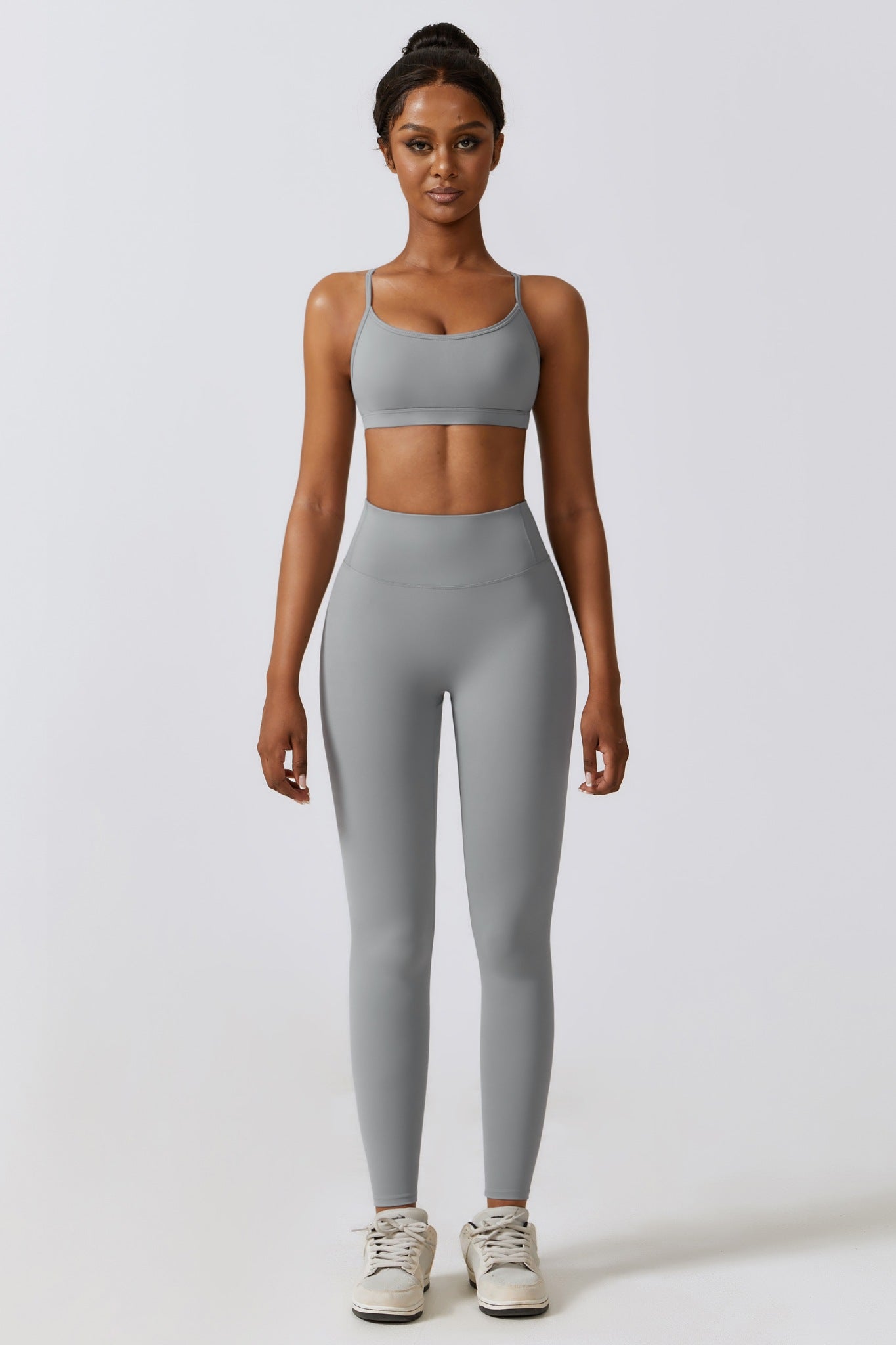 Fit Lite Sports Bra - Rhino Gray - Maison and Aurora