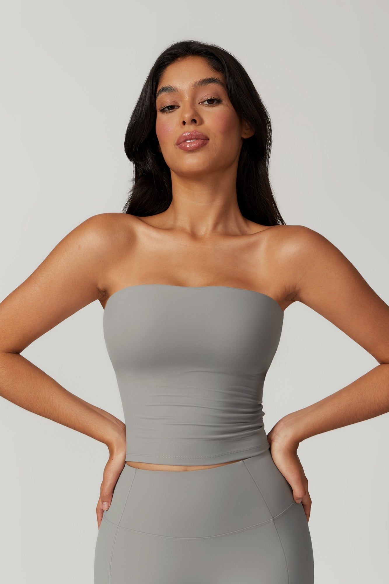 Isla Tube Top - Rhino Gray - Maison and Aurora