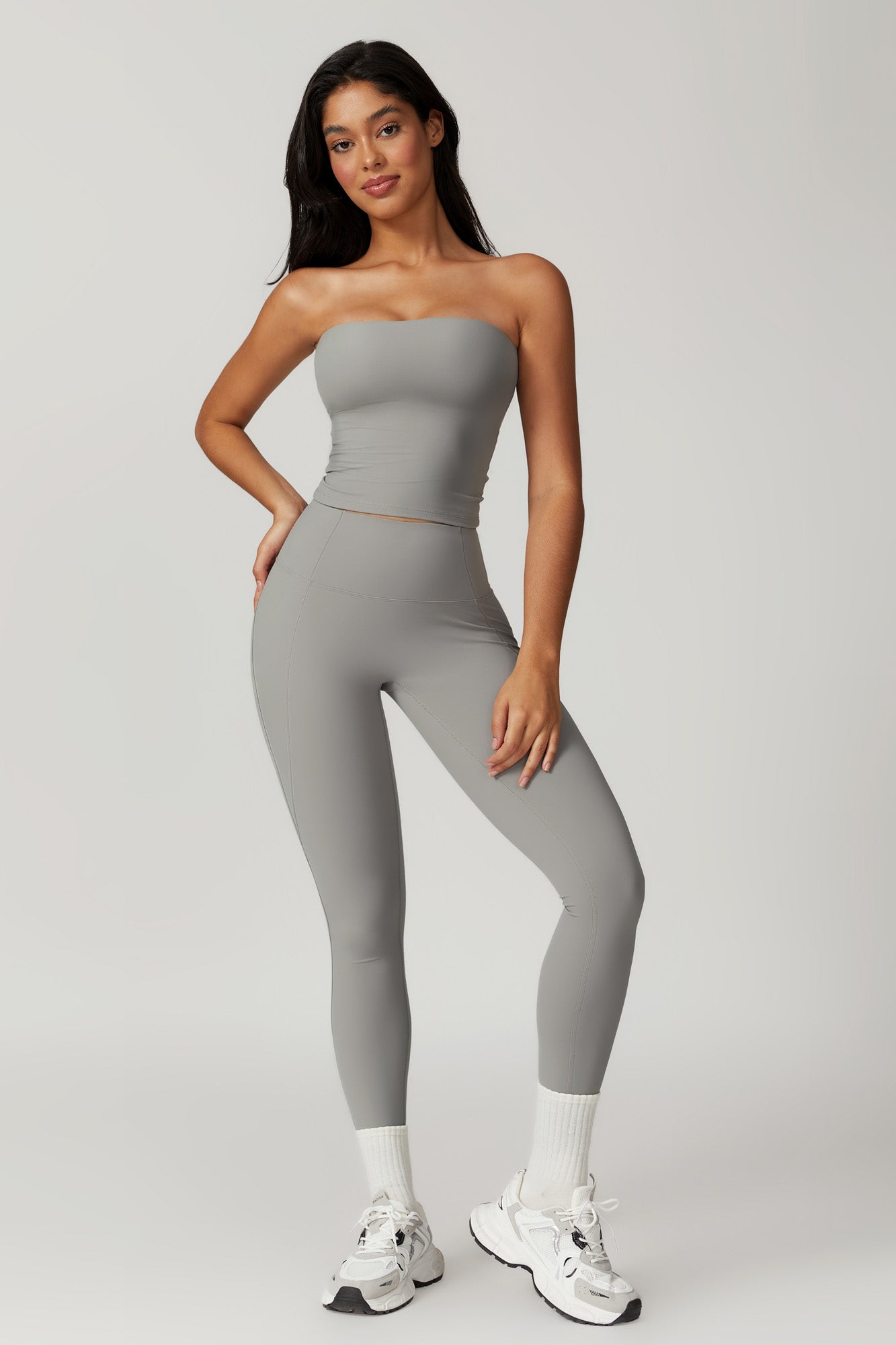 Isla Tube Top - Rhino Gray - Maison and Aurora