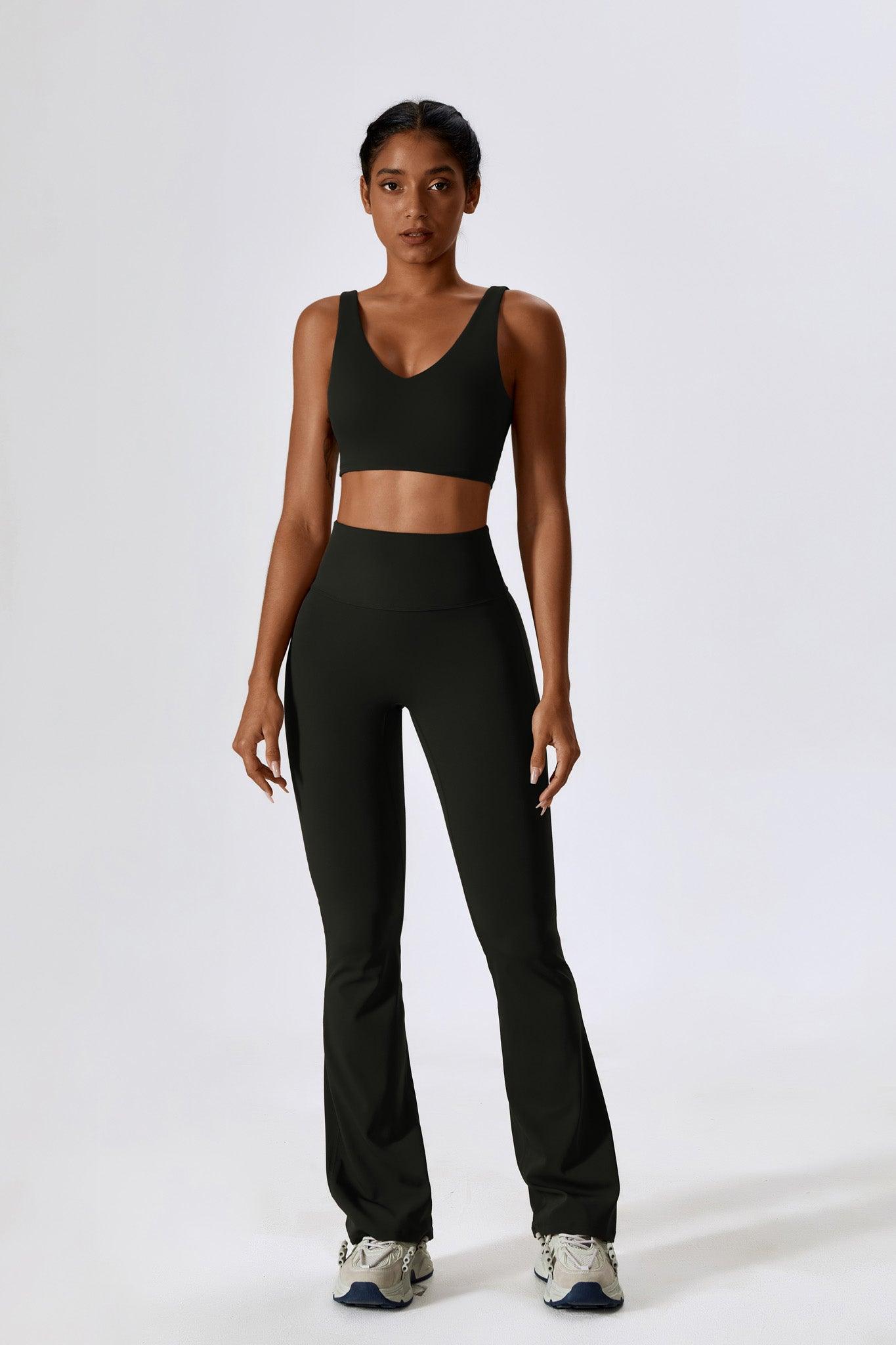 Heaven Flare Leggings - Black - Maison and Aurora
