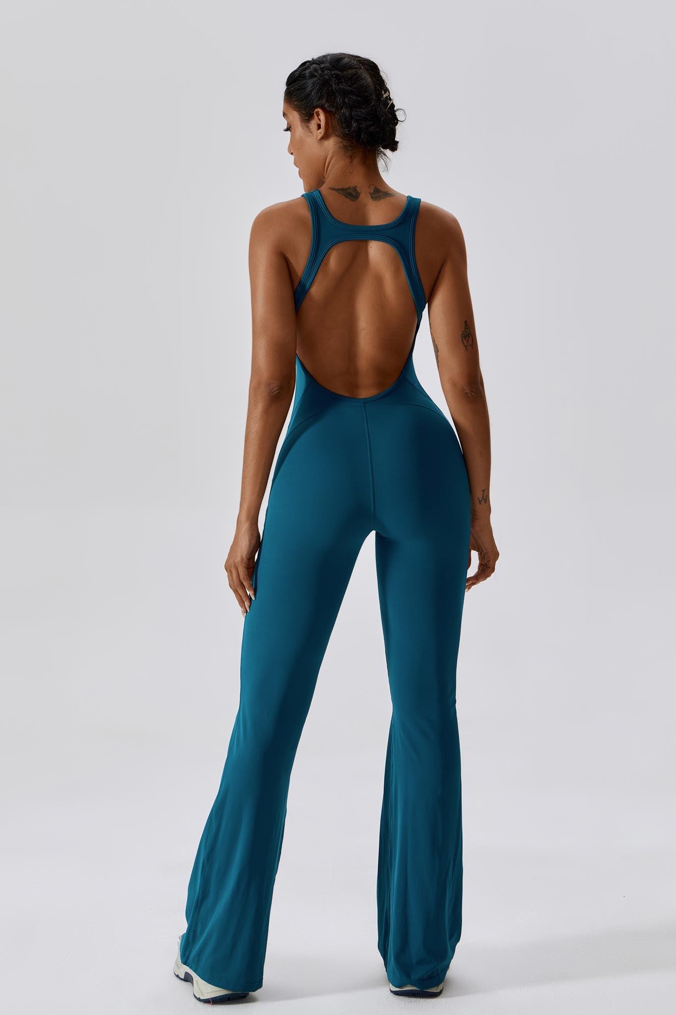 Grace Jumpsuit - Peacock Blue - Maison and Aurora