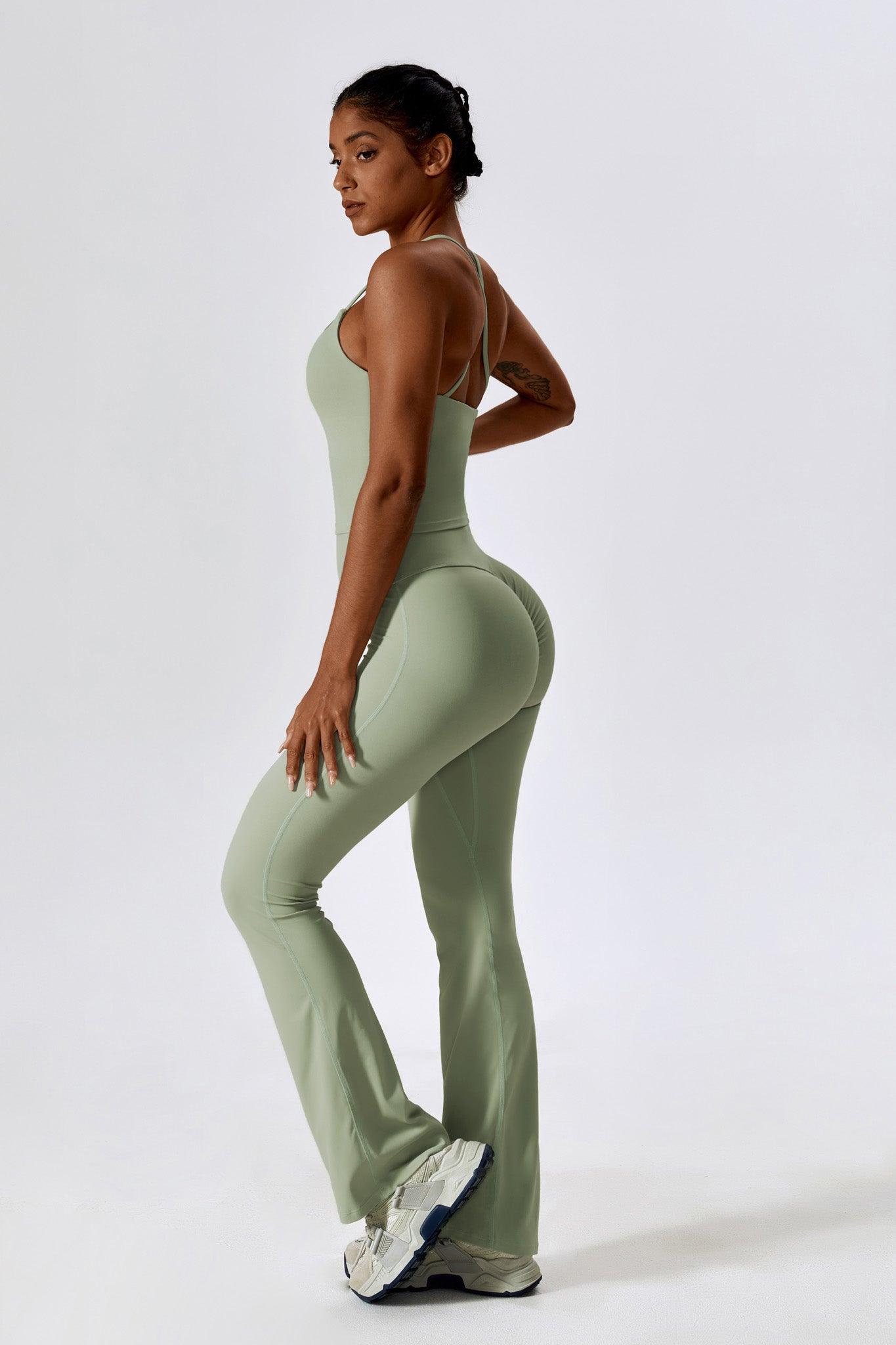 Heaven Flare Leggings - Pistachio - Maison and Aurora