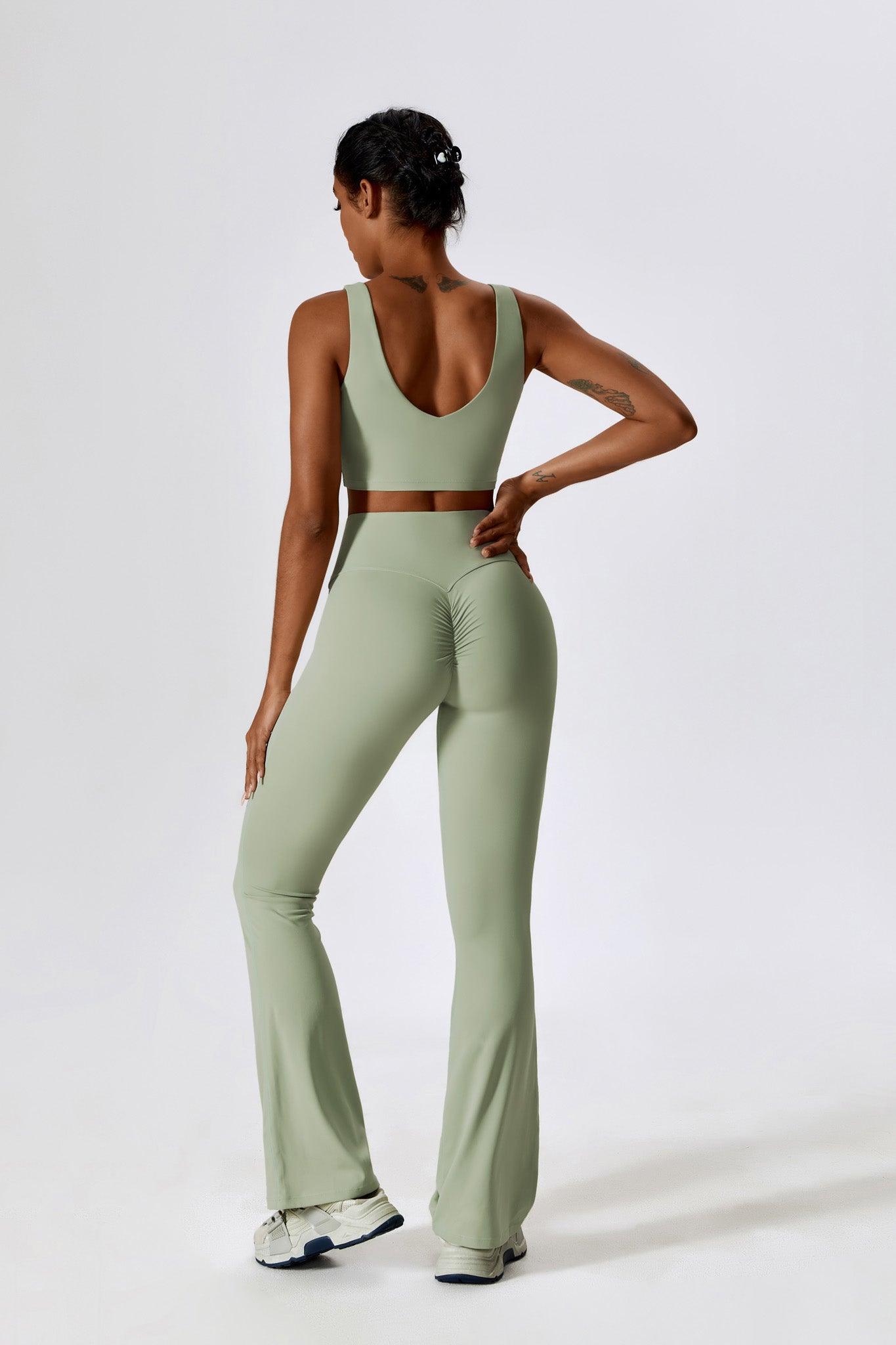 Heaven Minimalistic Sports Bra - Pistachio (FINAL SALE) - Maison and Aurora