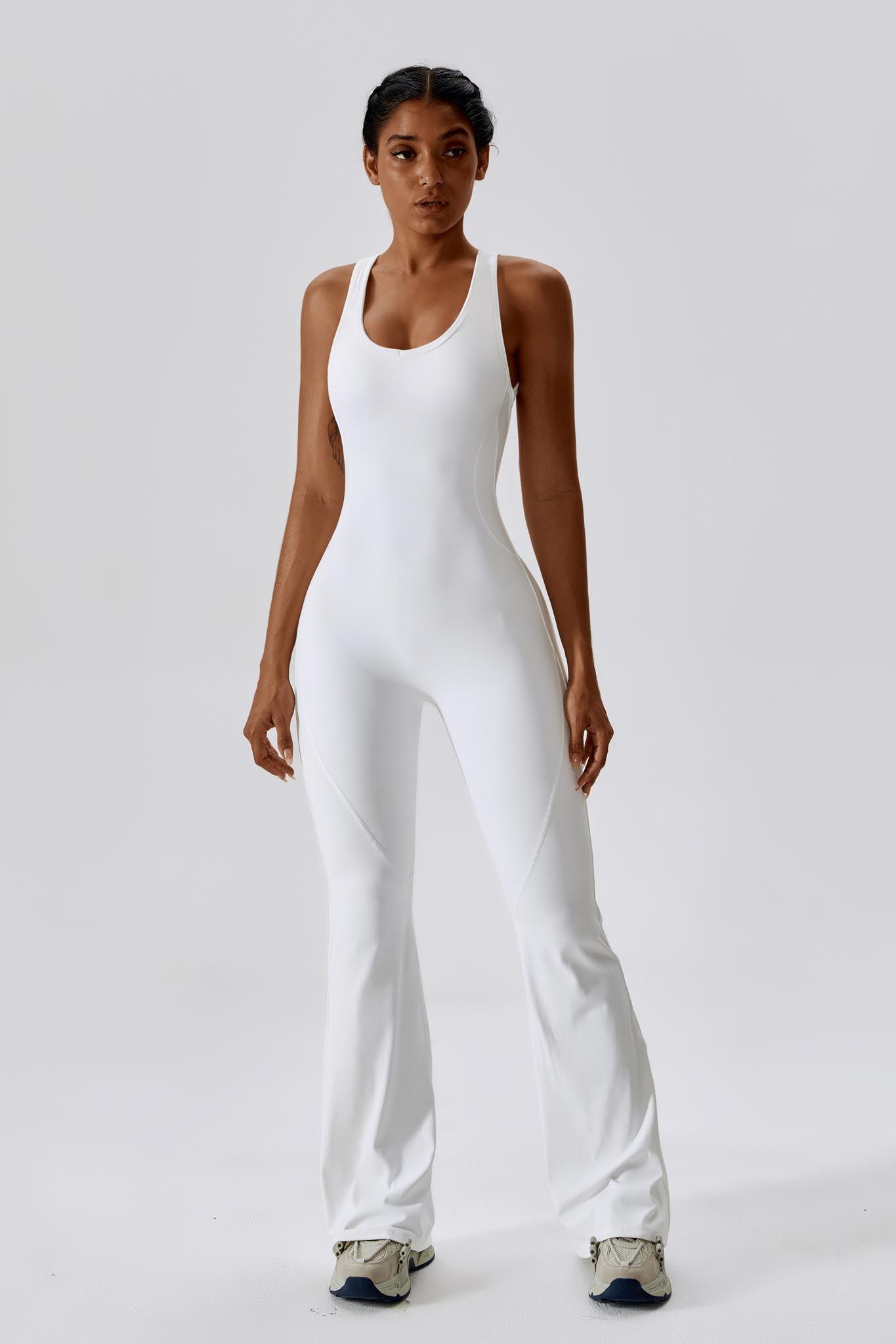 Grace Jumpsuit - White - Maison and Aurora