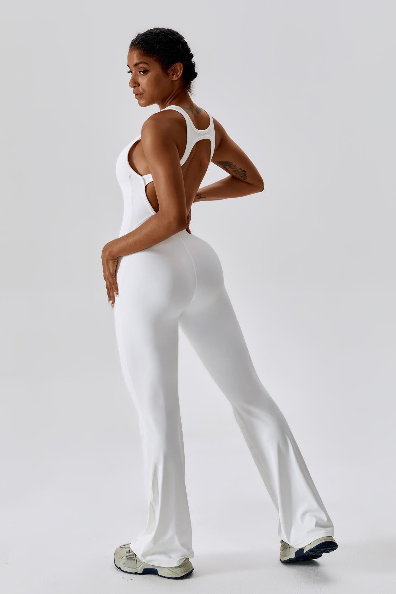 Grace Jumpsuit - White - Maison and Aurora