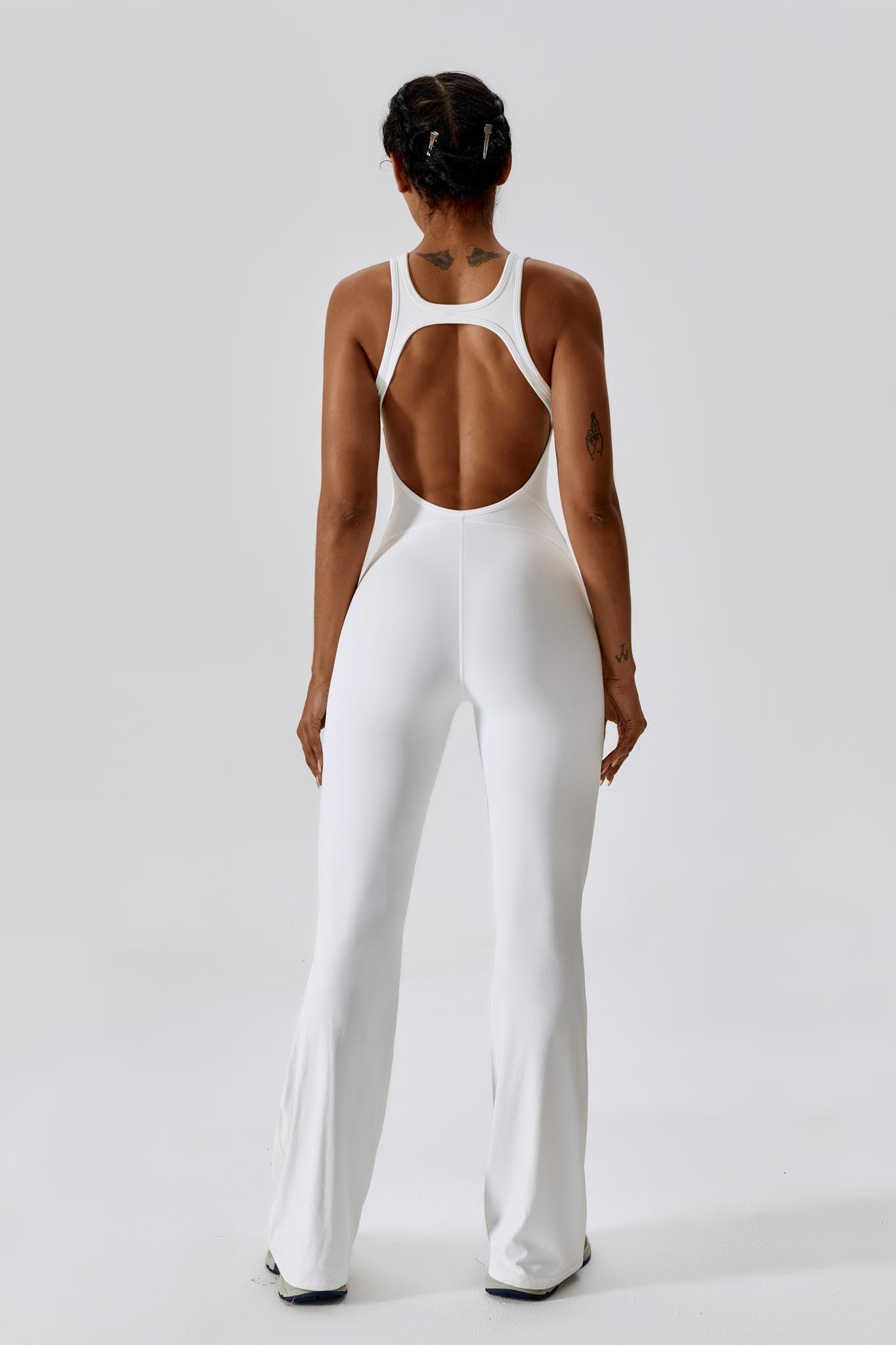 Grace Jumpsuit - White - Maison and Aurora