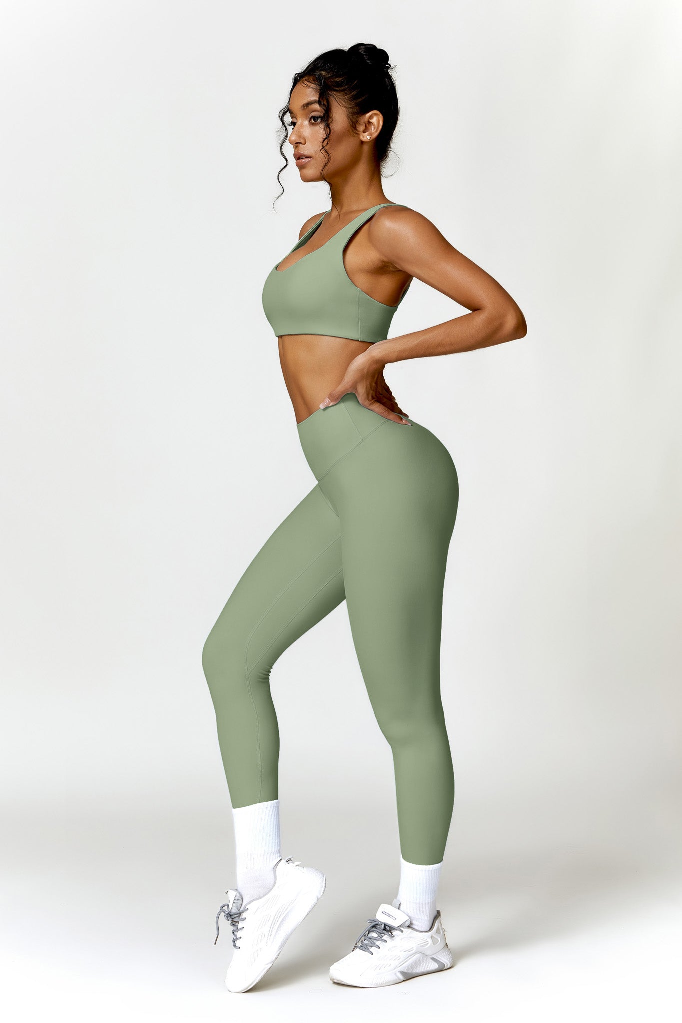 Madeline Leggings - Sage - Maison and Aurora