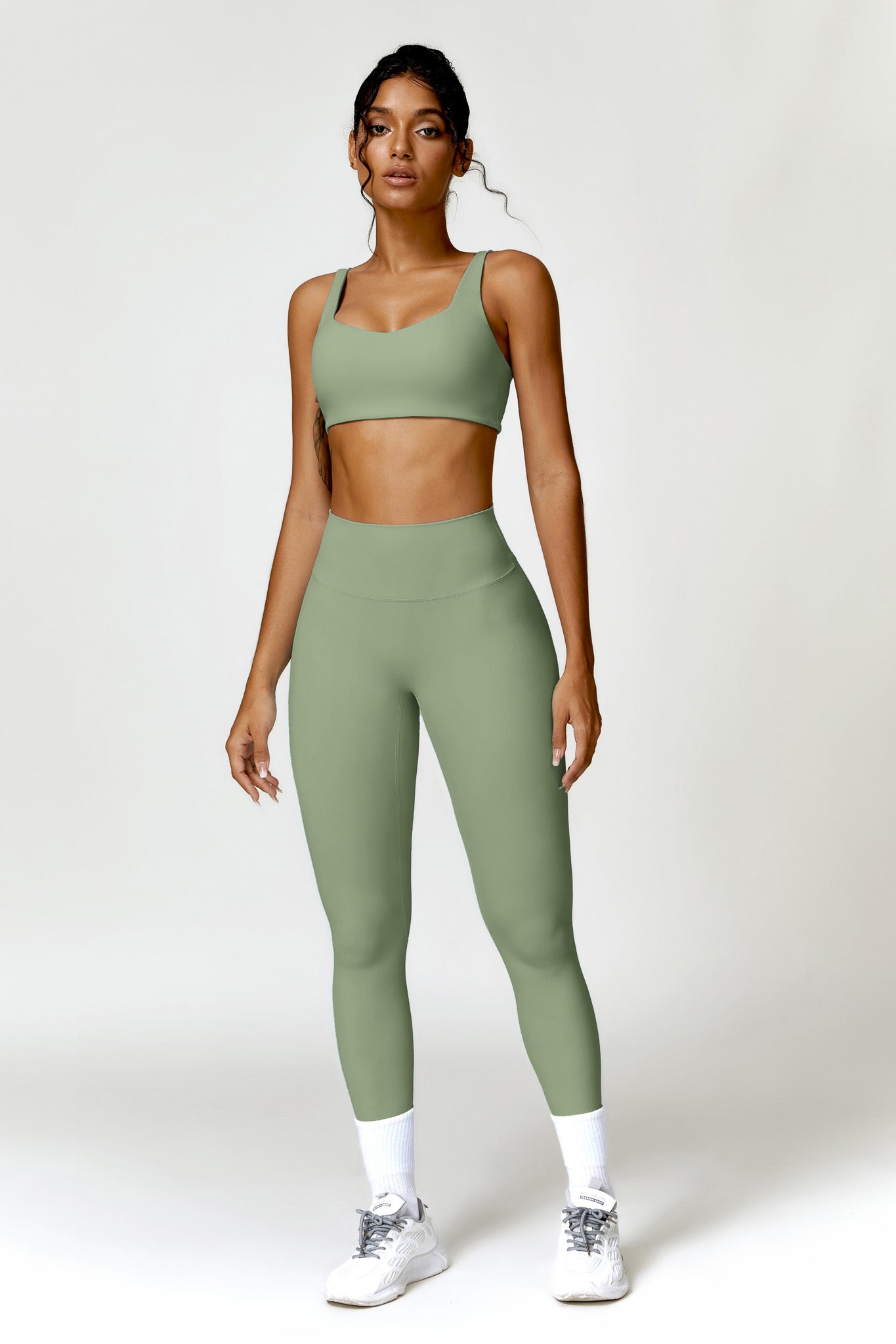 Madeline Sports Bra - Sage - Maison and Aurora