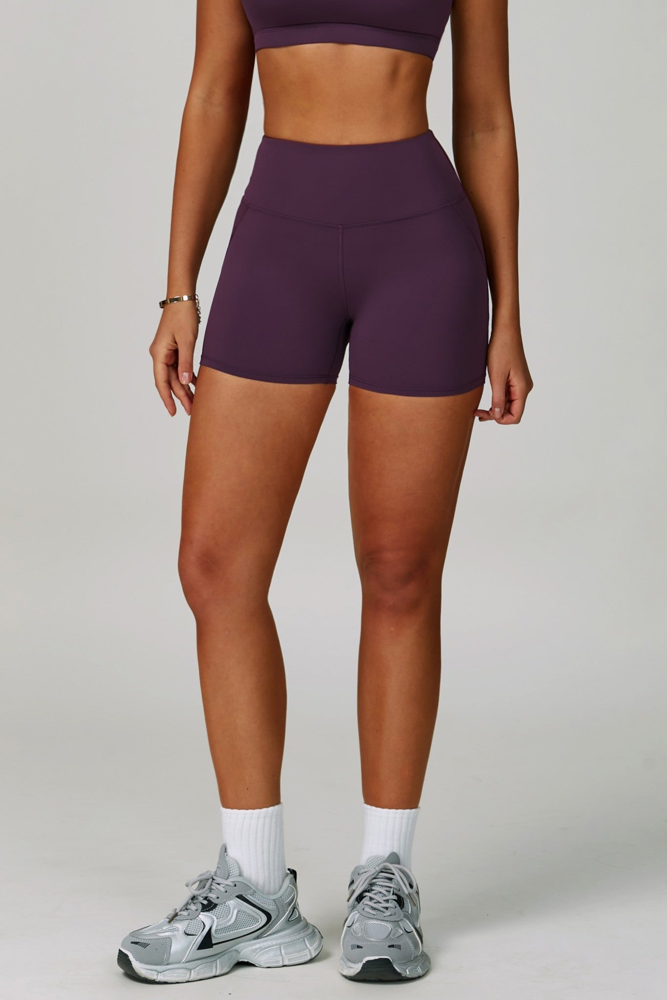 Esme Shorts - Aubergine - Maison and Aurora