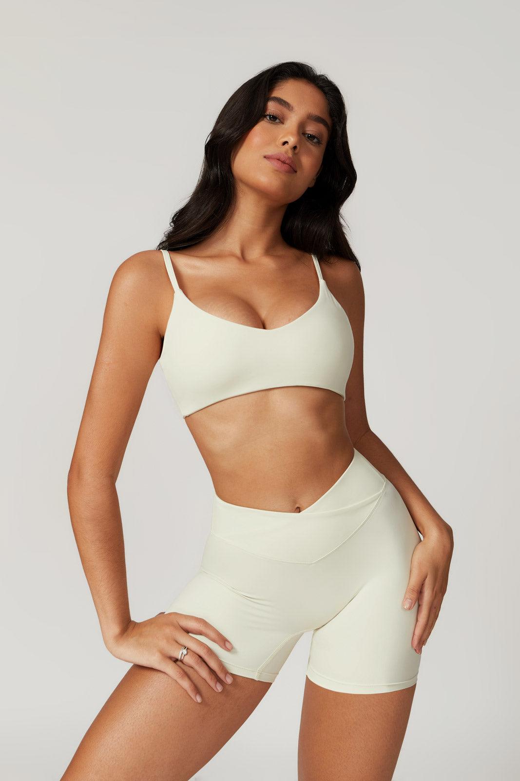 Daisy Sports Bra - Soft Cream - Maison and Aurora