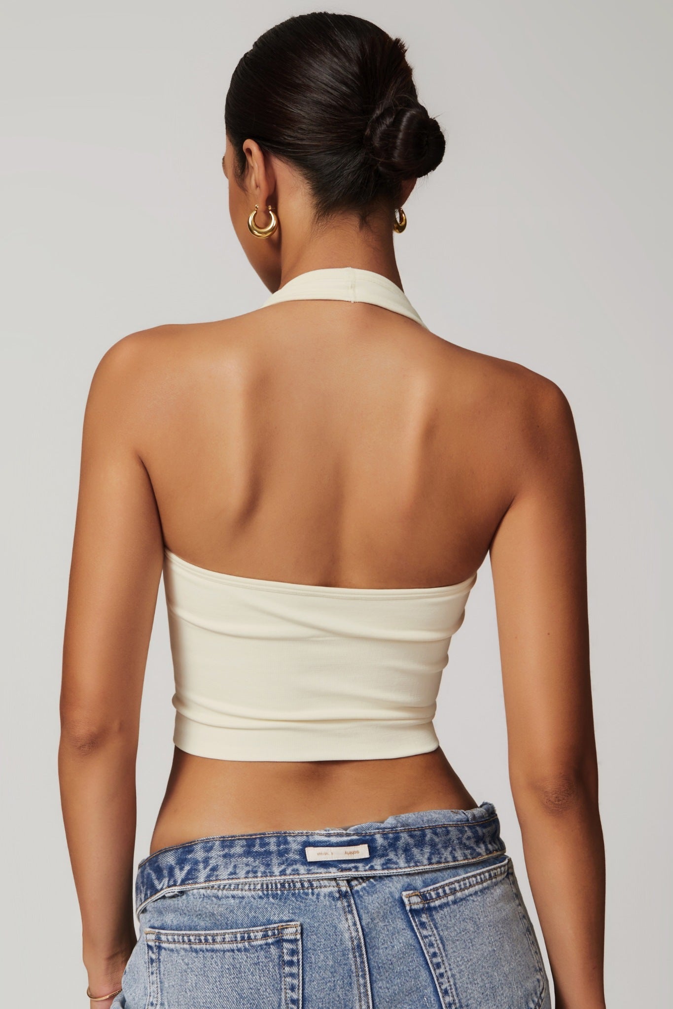 Everyday Halter Top - Soft Cream - Maison and Aurora