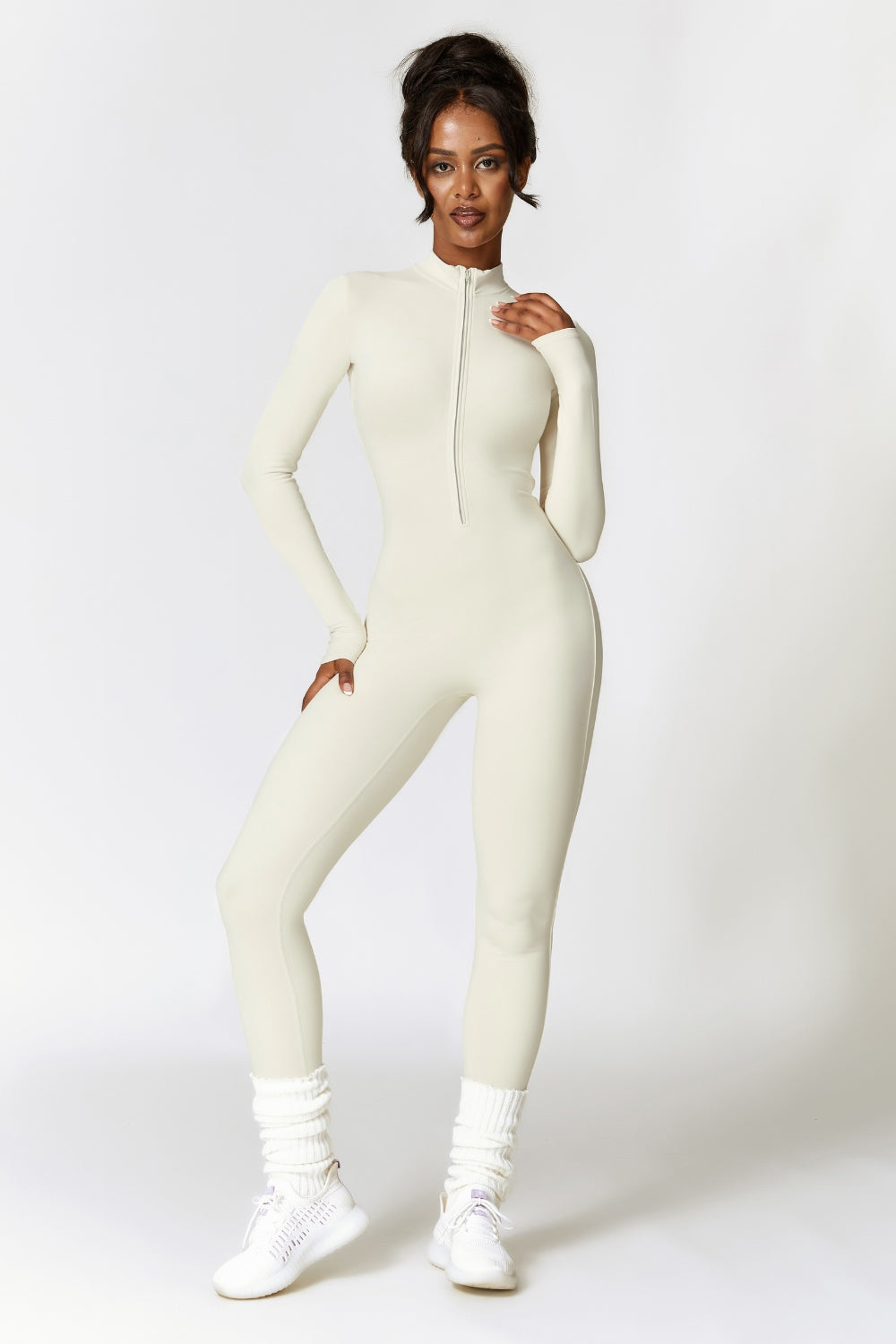 Loren Jumpsuit - Soft Cream - Maison and Aurora