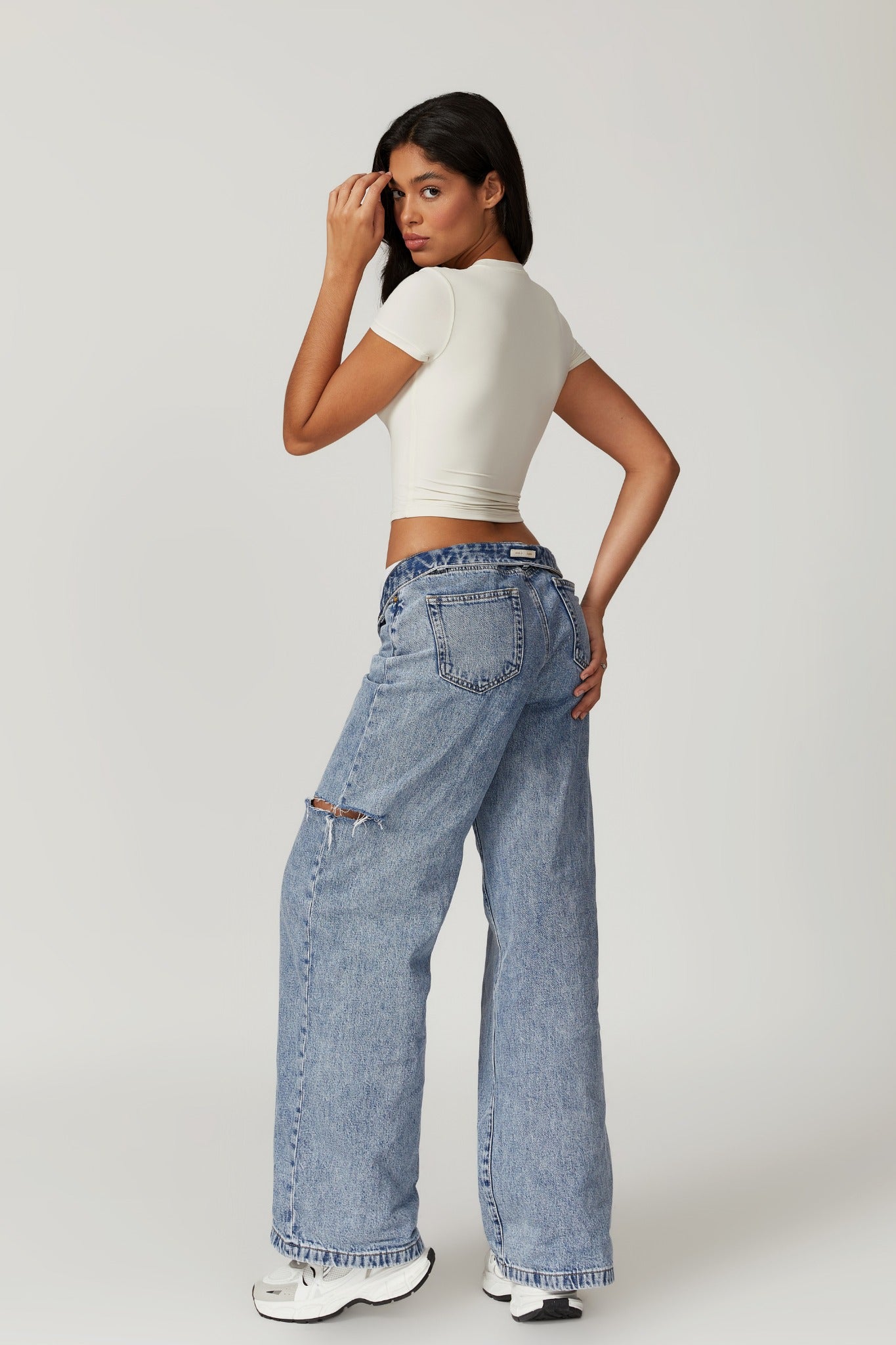 Melanie Crop Top  - Soft Cream - Maison and Aurora