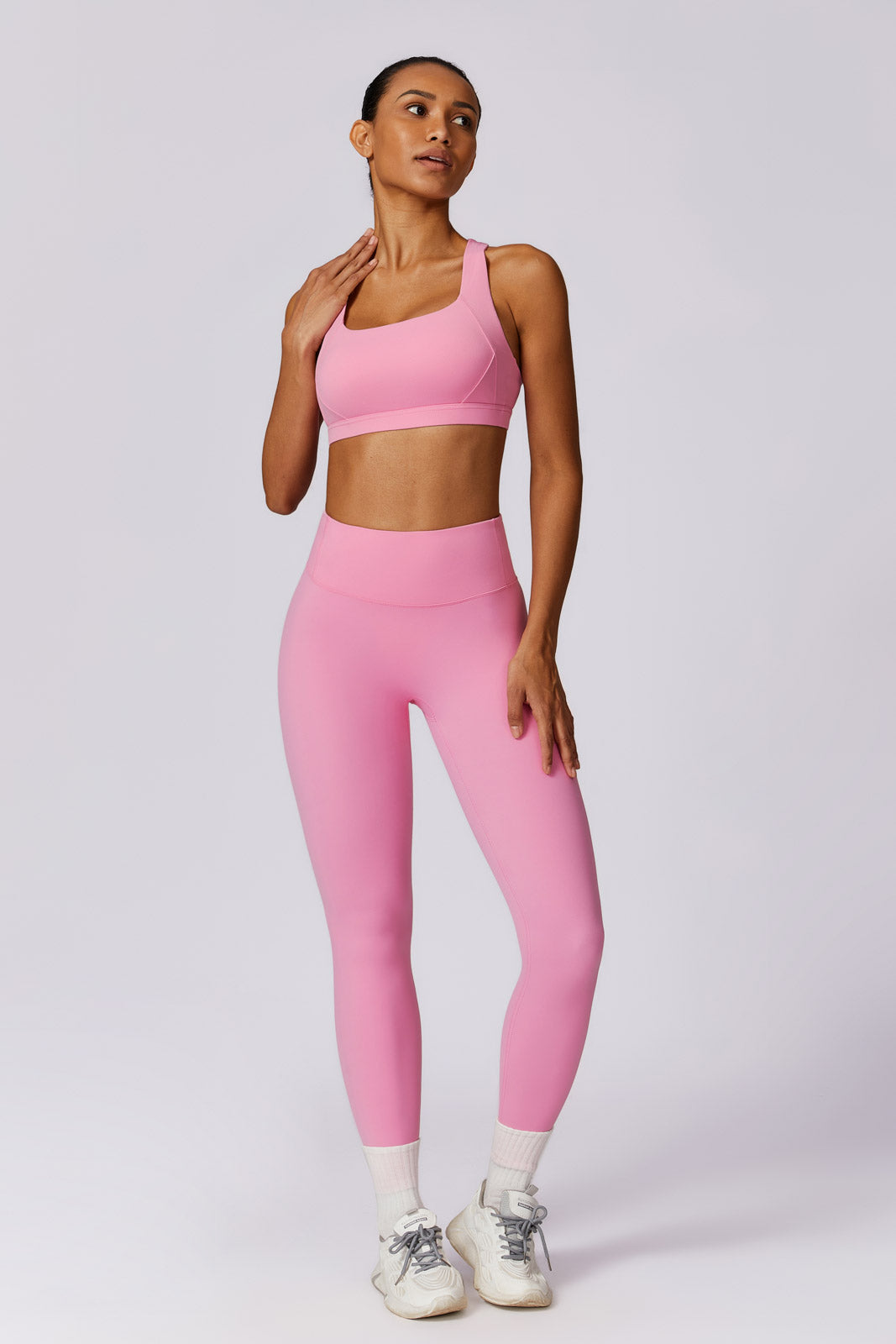 Fitlex Sports Bra - Soft Pink - Maison and Aurora