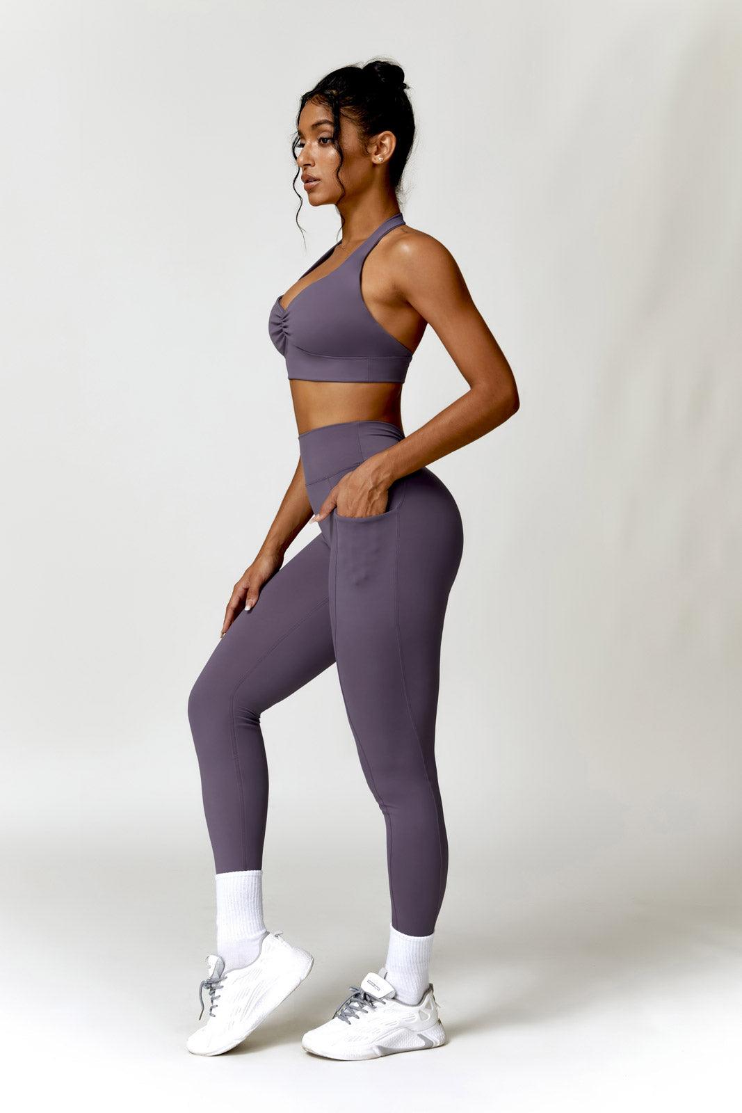 Tamara Sports Bra - Taupe - Maison and Aurora