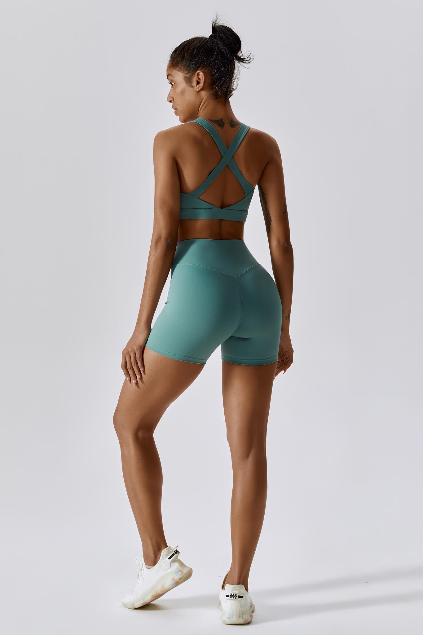 Fit Shorts - Teal (FINAL SALE) - Maison and Aurora