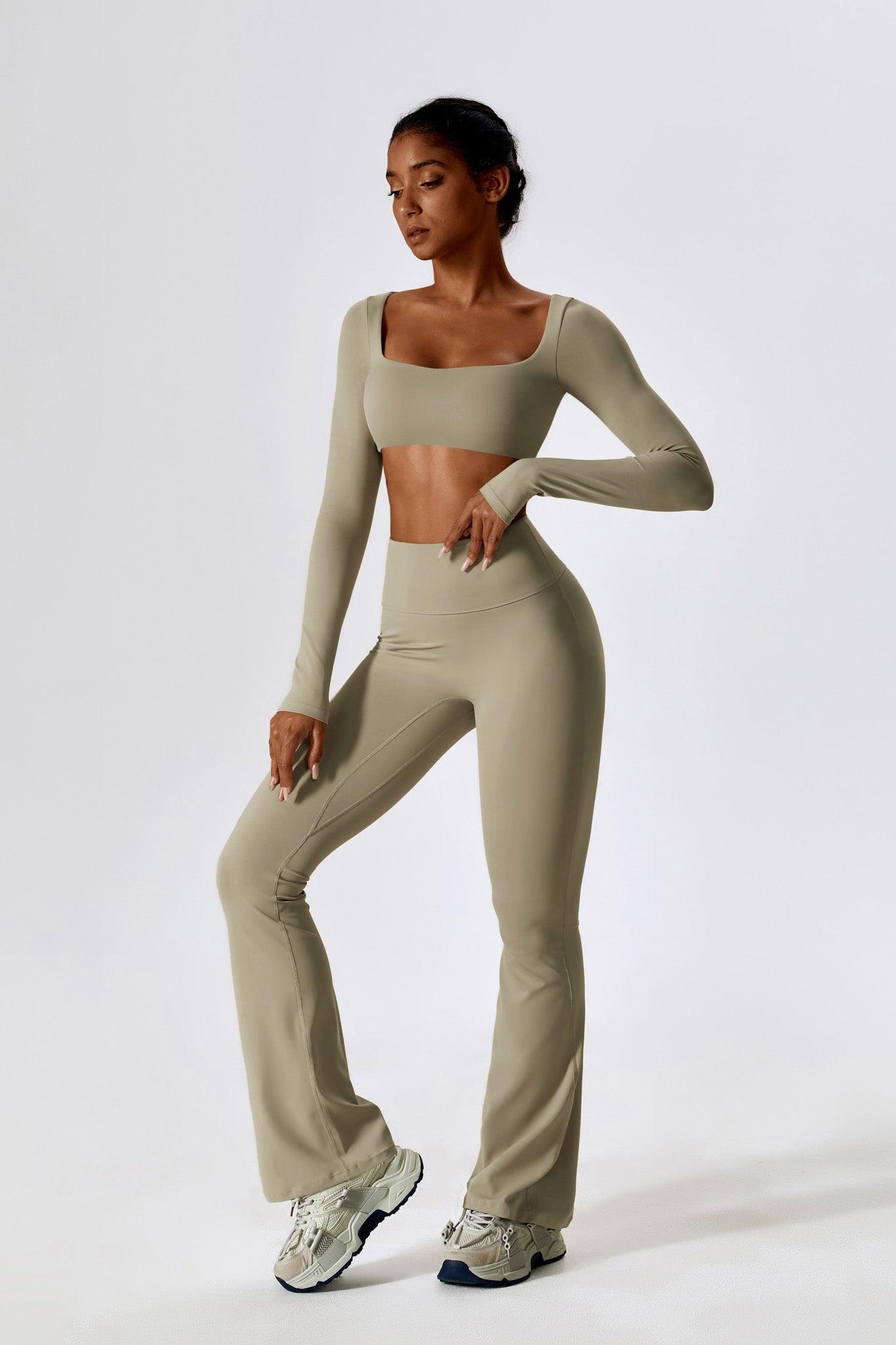 Heaven Crop Top - Almond Tan - Maison and Aurora