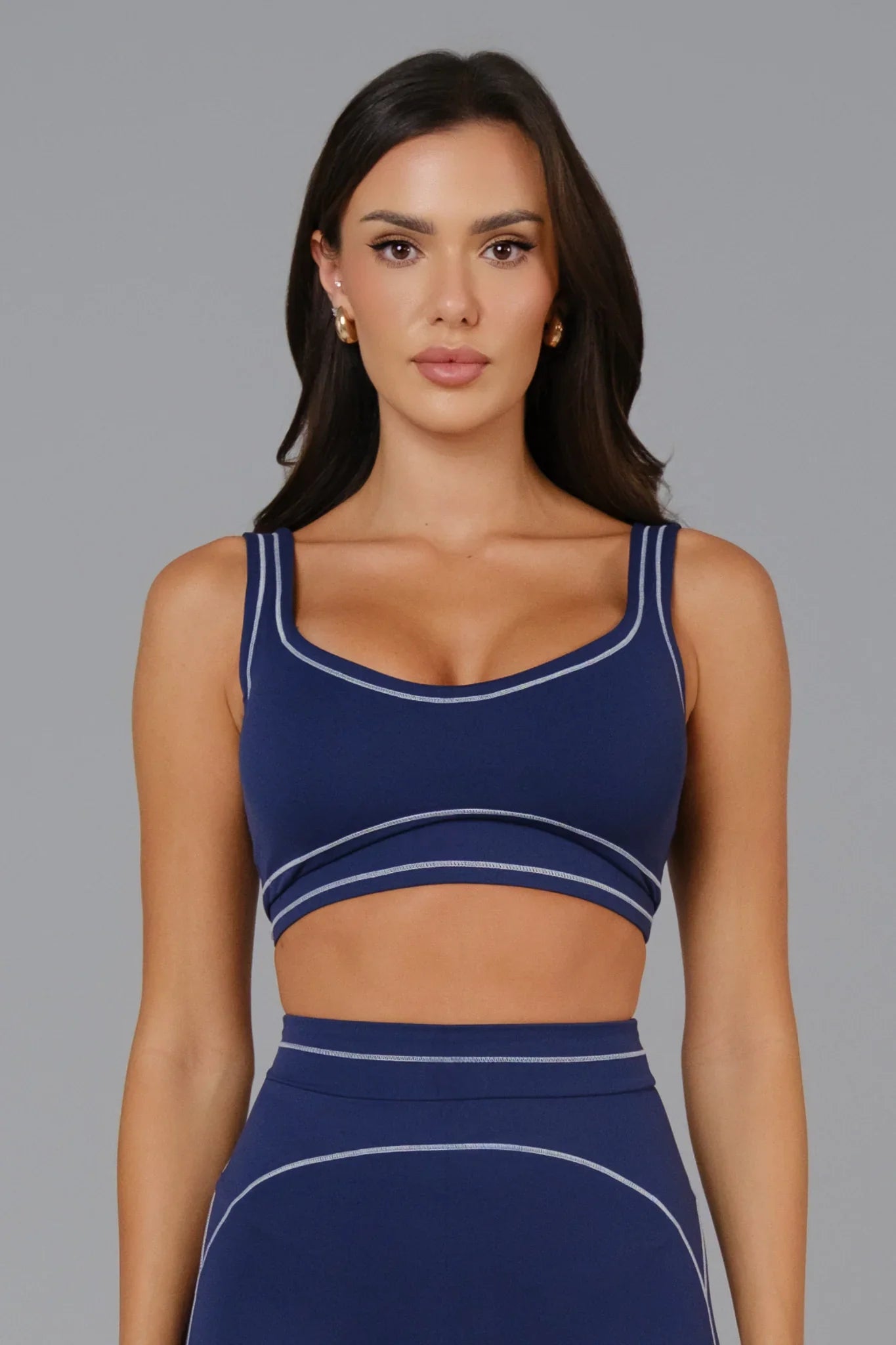 Shelly Sports Bra - Azure Blue - Maison and Aurora