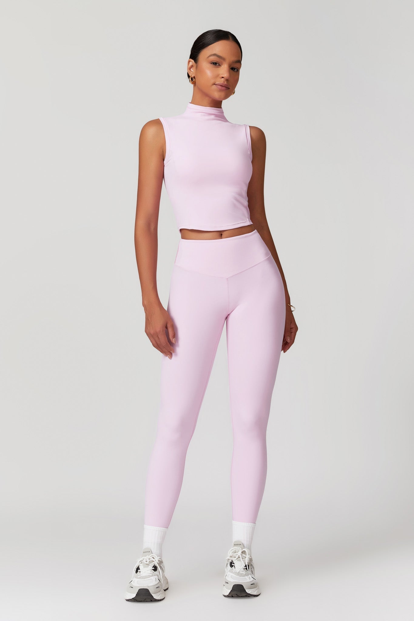 Belle Crop Top - Baby Pink - Maison and Aurora