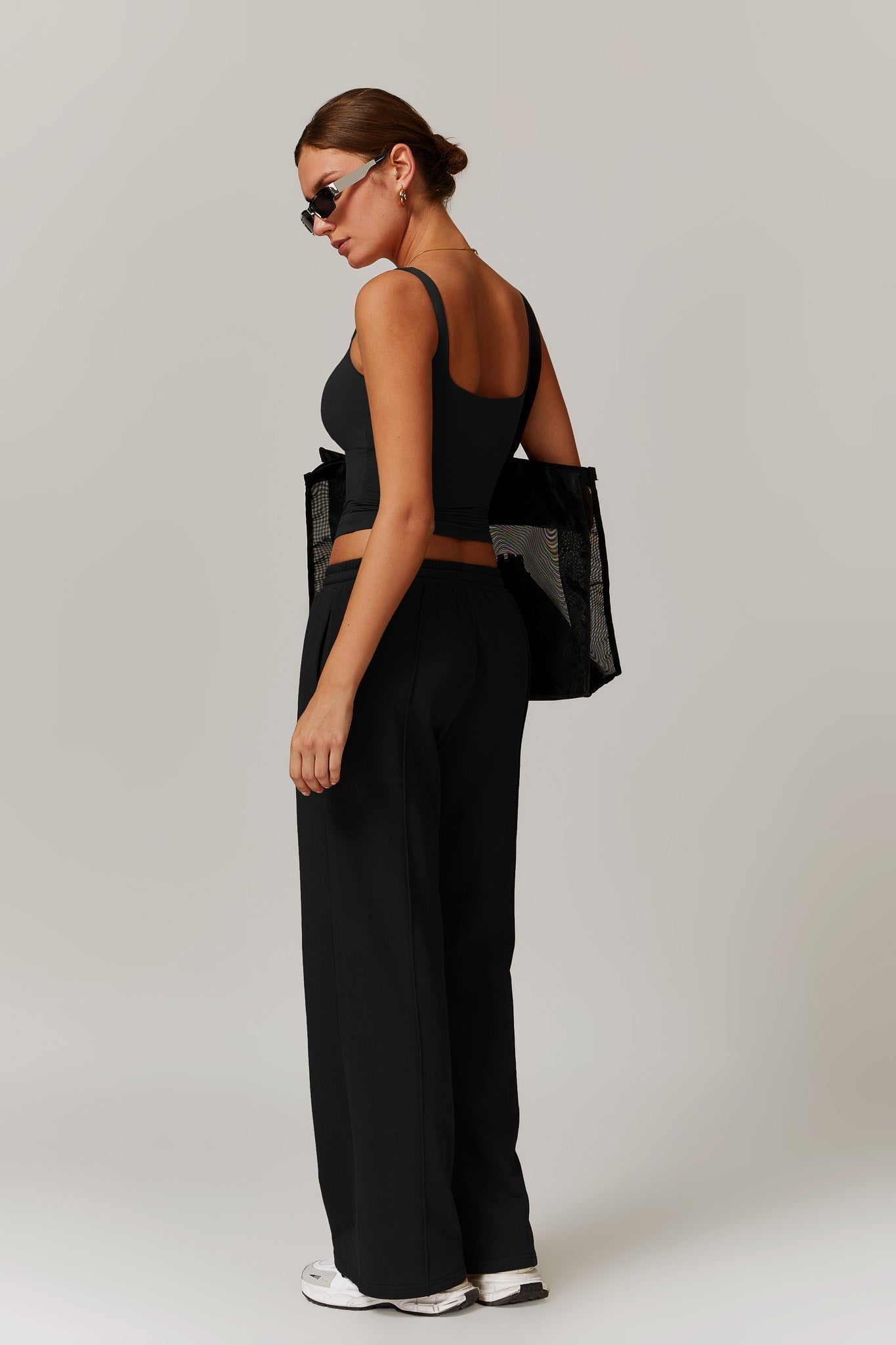Amber Sleeveless Top - Black - Maison and Aurora