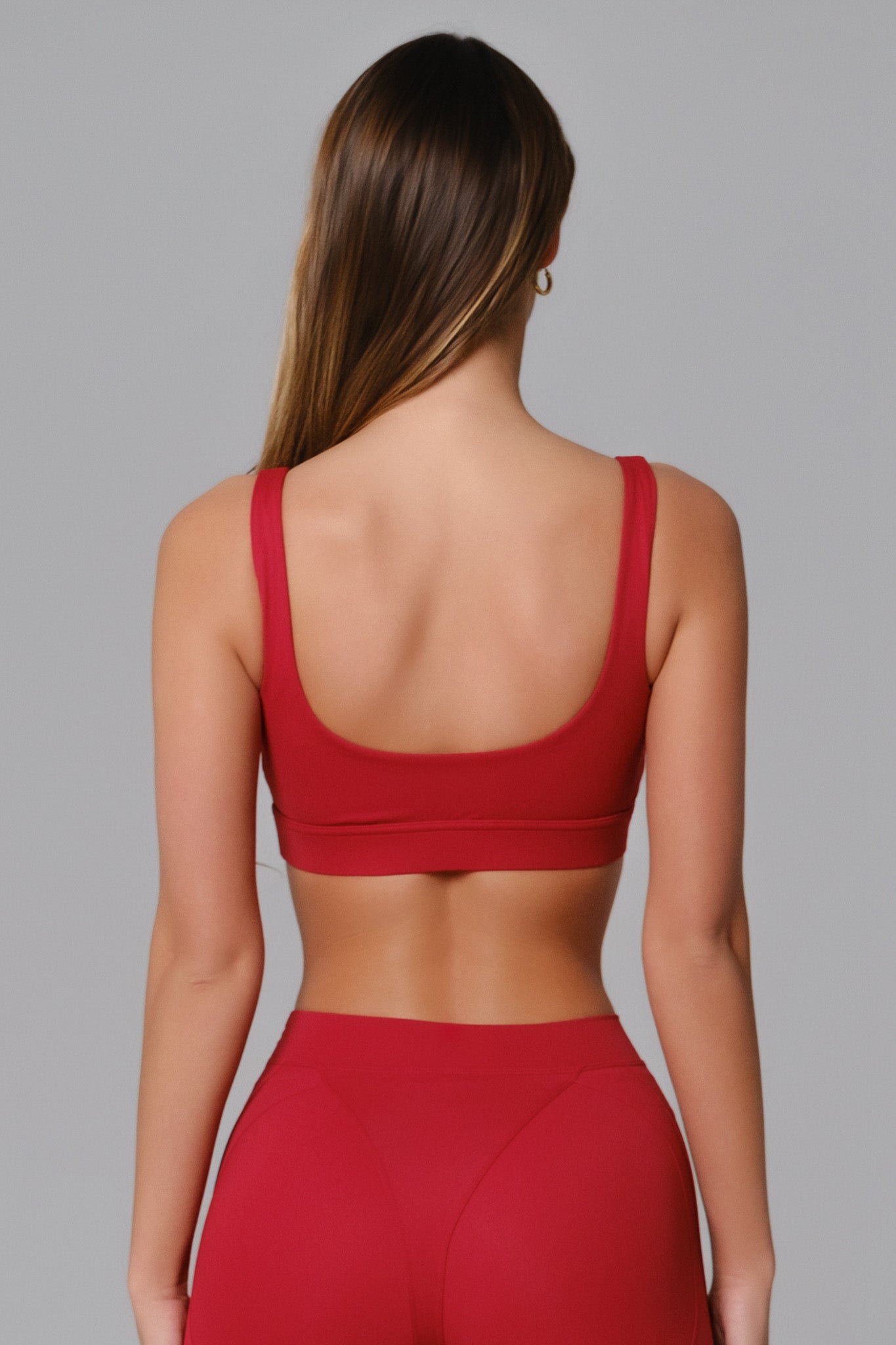 Marcella Sports Bra - Ember Red - Maison and Aurora