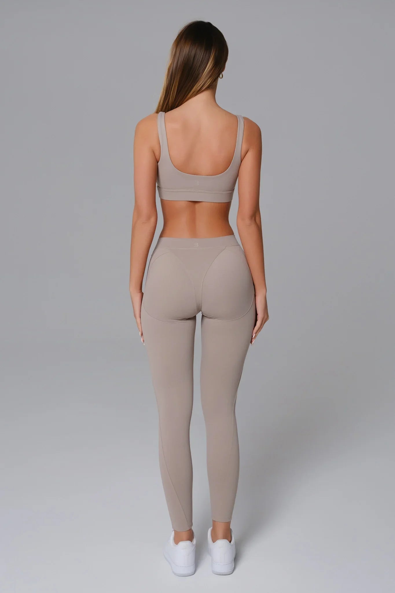 Marcella Sports Bra - Greige - Maison and Aurora