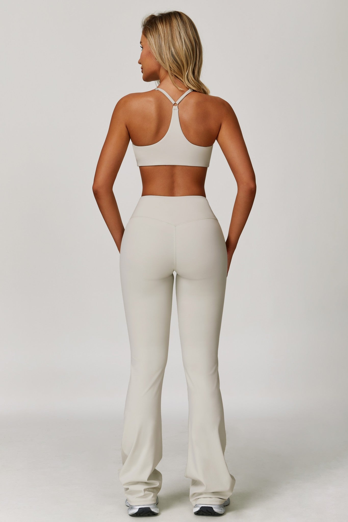 Sahara Sports Bra - Ivory Clay - Maison and Aurora