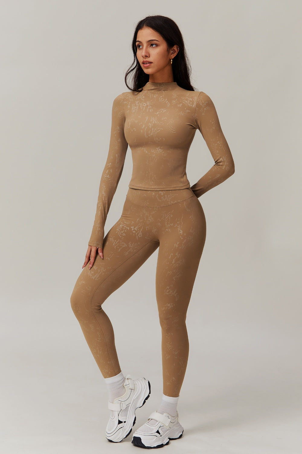 Demi Long Sleeve Top - Latte - Maison and Aurora