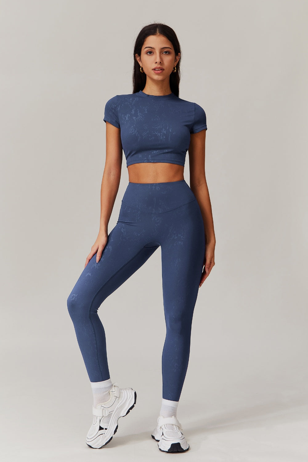 Demi Crop Top - Navy - Maison and Aurora