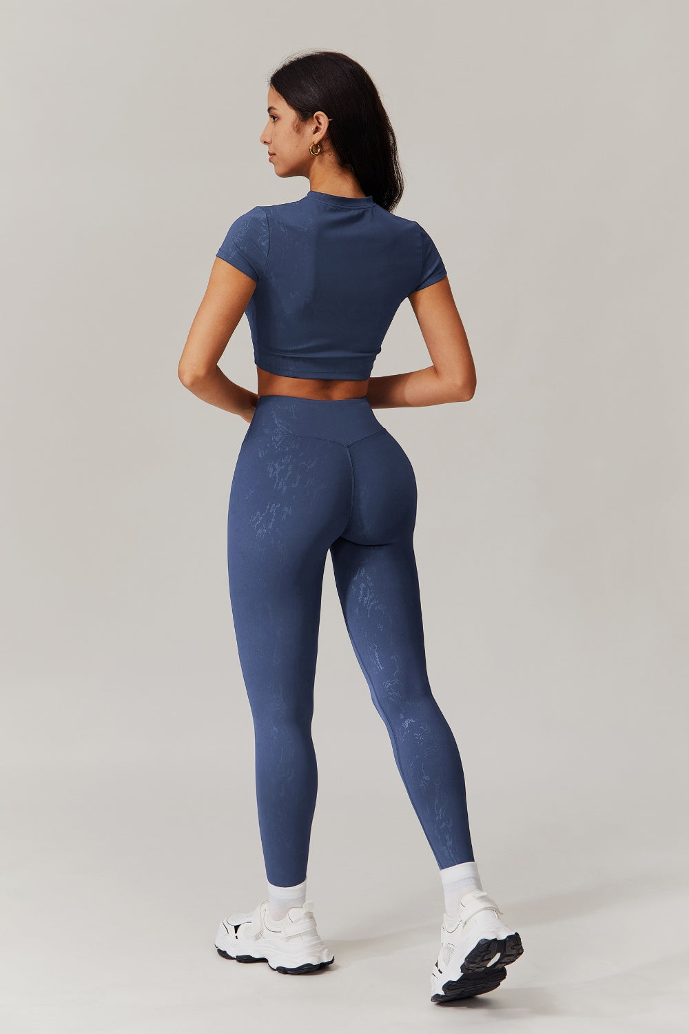 Demi Crop Top - Navy - Maison and Aurora