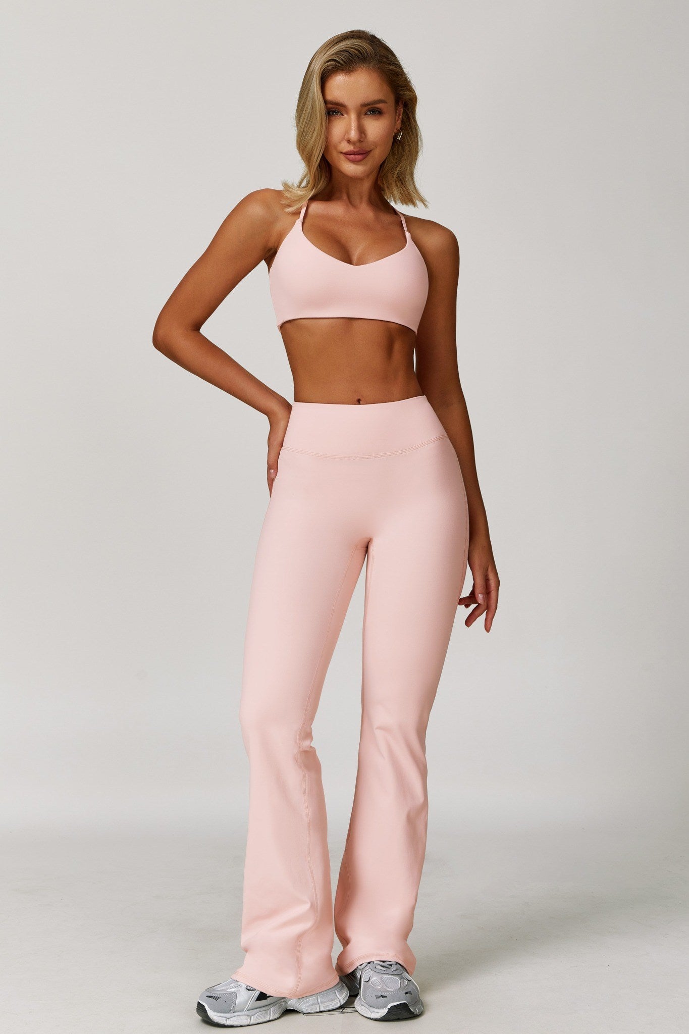 Sahara Sports Bra - Peach - Maison and Aurora