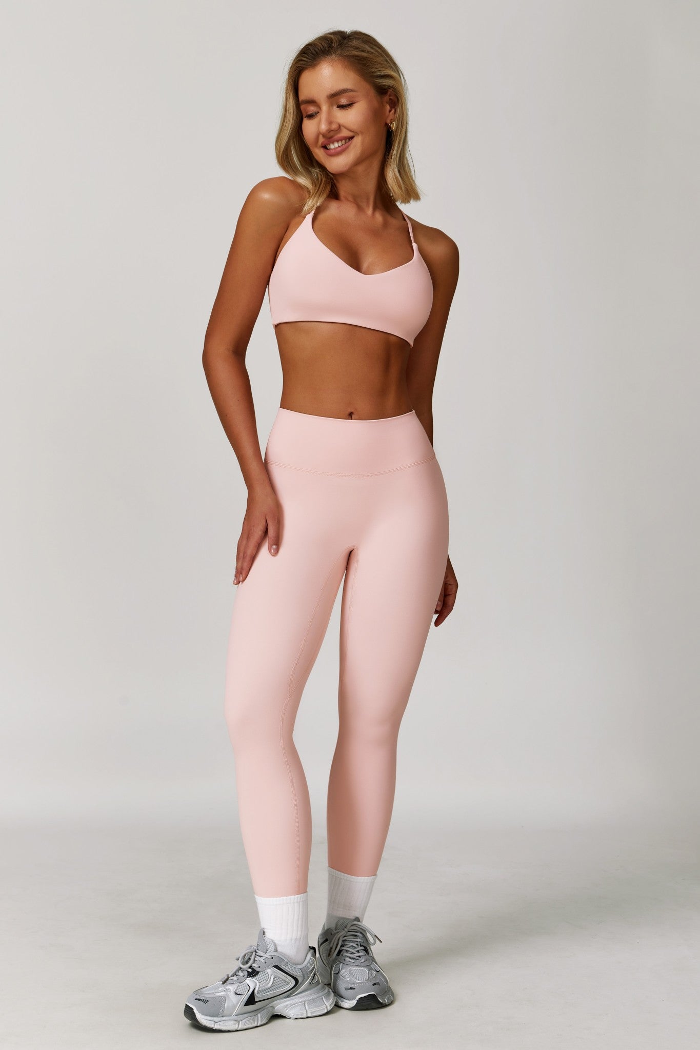 Sahara Sports Bra - Peach - Maison and Aurora