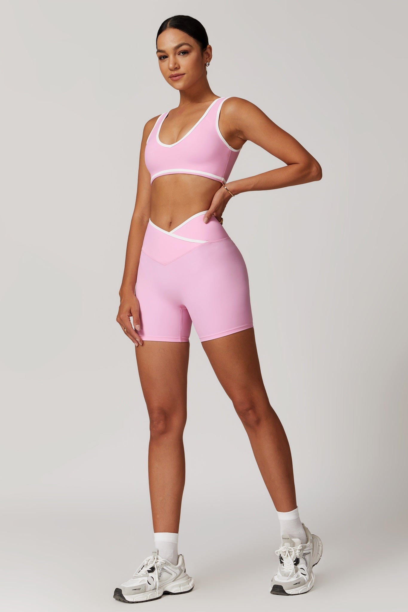 Angel Sports Bra - Pink - Maison and Aurora