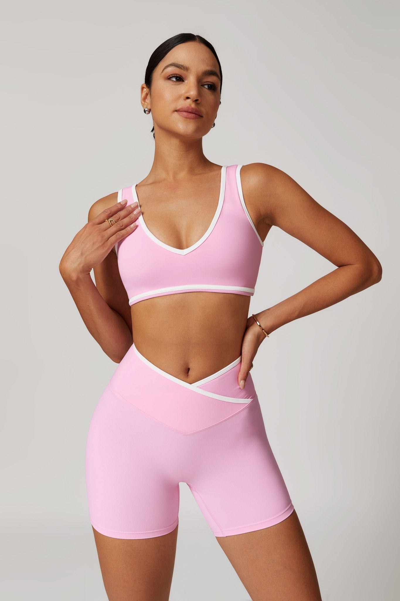 Angel Sports Bra - Pink - Maison and Aurora