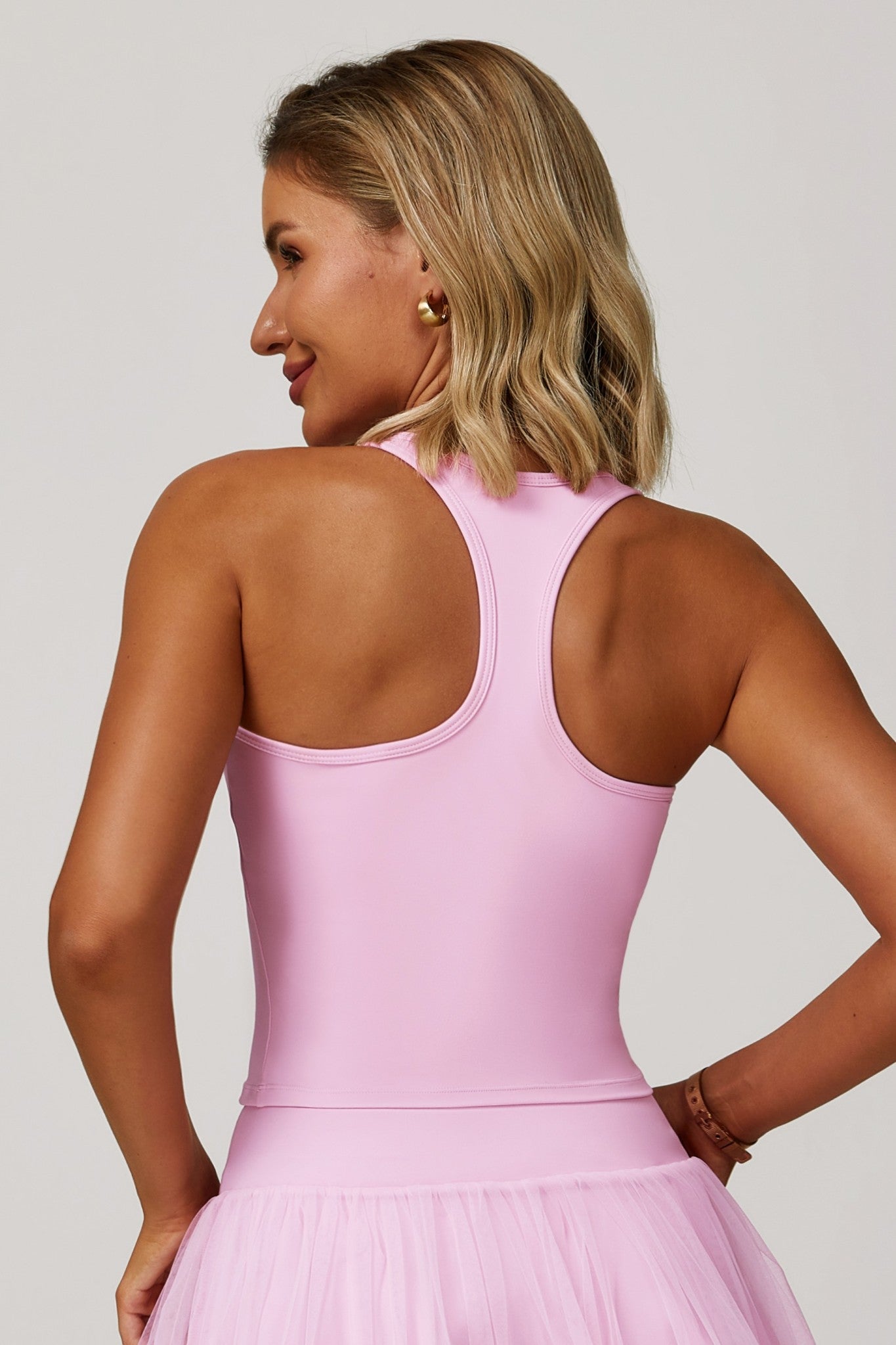 Kirsi Sleeveless Top - Pink - Maison and Aurora