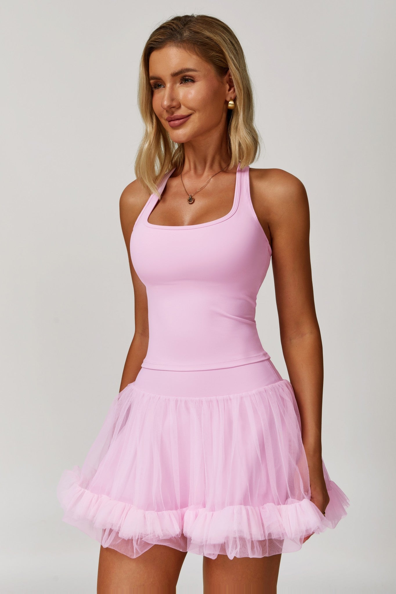 Kirsi Sleeveless Top - Pink - Maison and Aurora