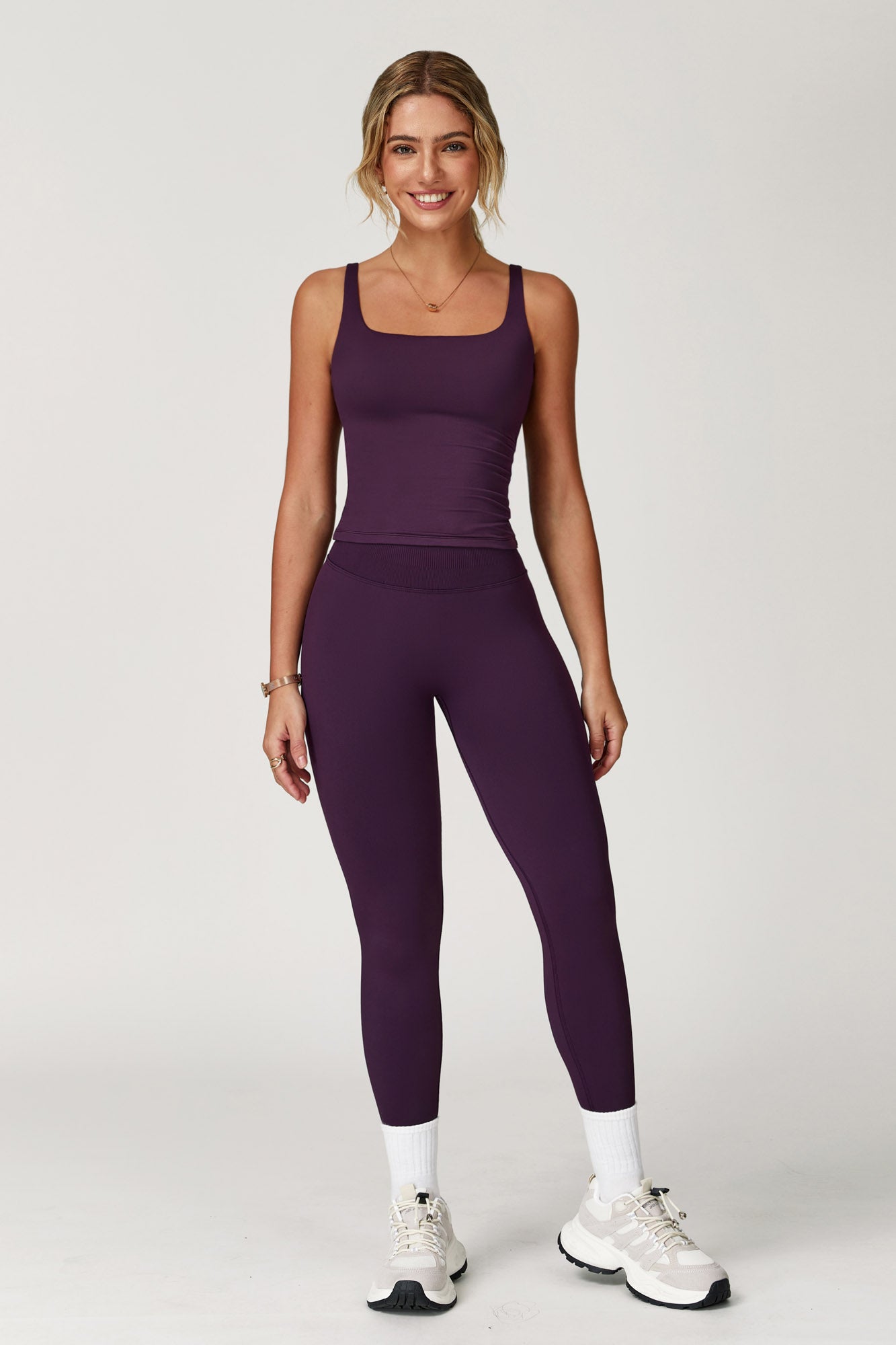 Amber Sleeveless Top - Purple - Maison and Aurora