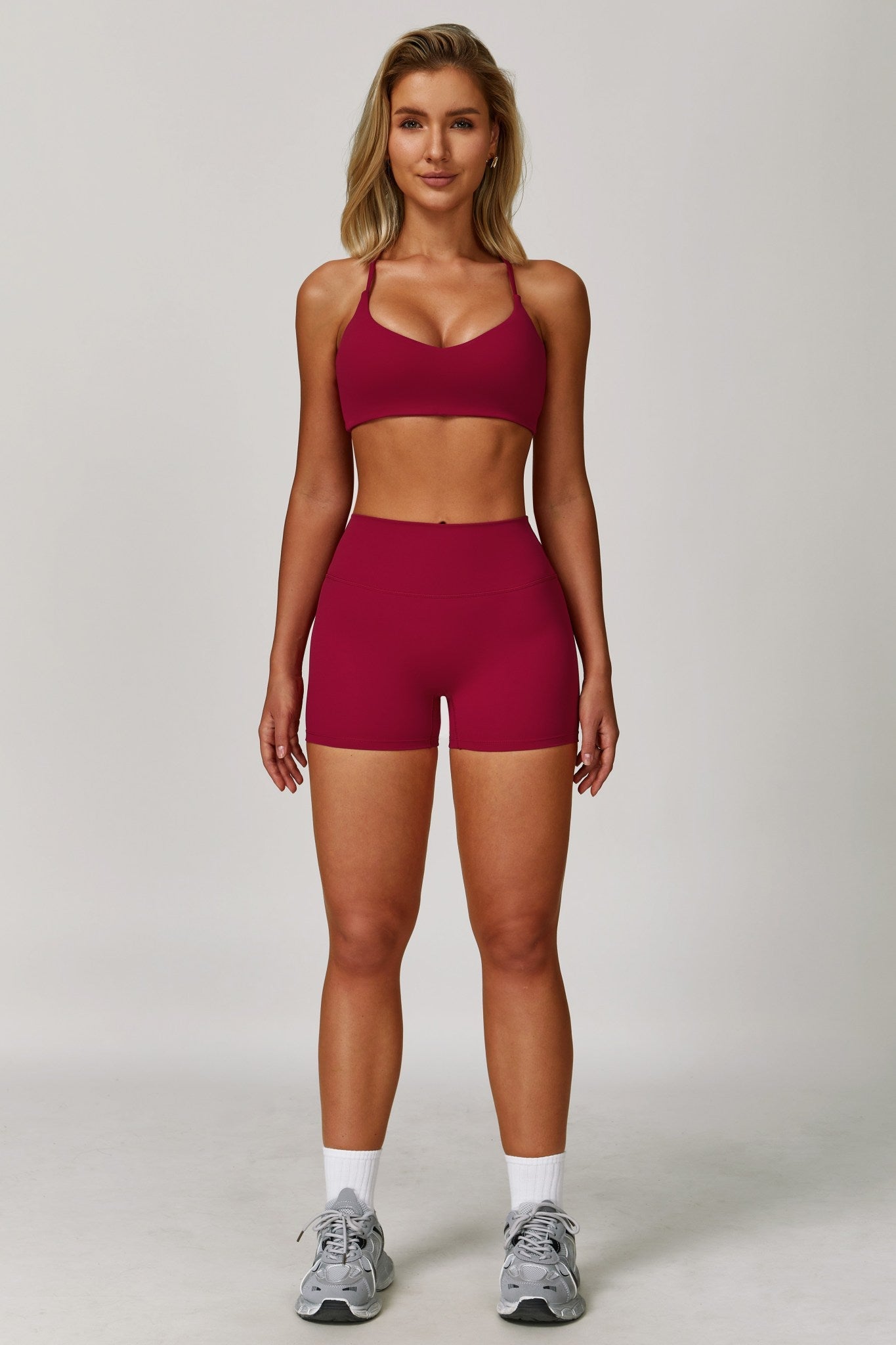 Sahara Sports Bra - Raspberry - Maison and Aurora