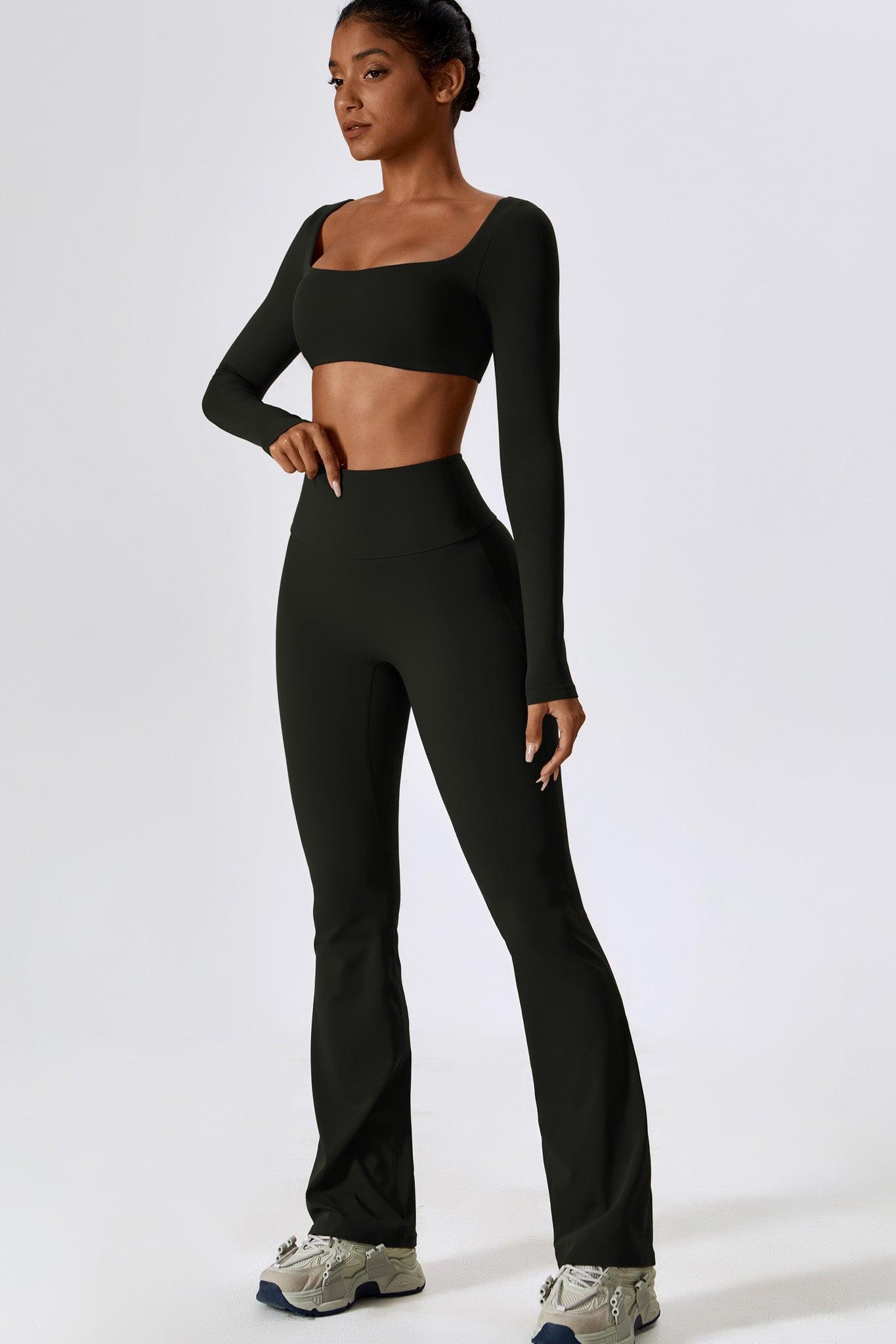 Heaven Crop Top - Black - Maison and Aurora