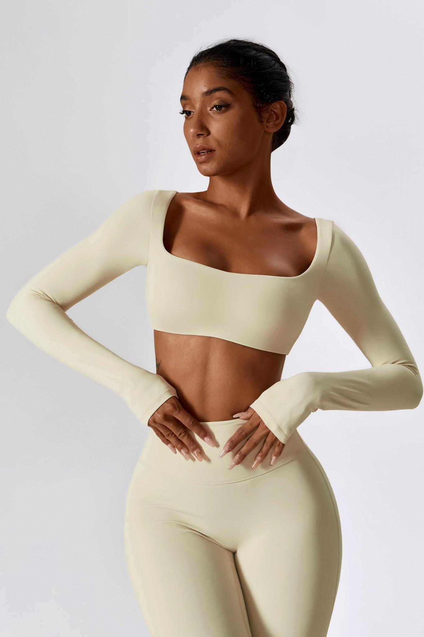 Heaven Crop Top - Cream - Maison and Aurora