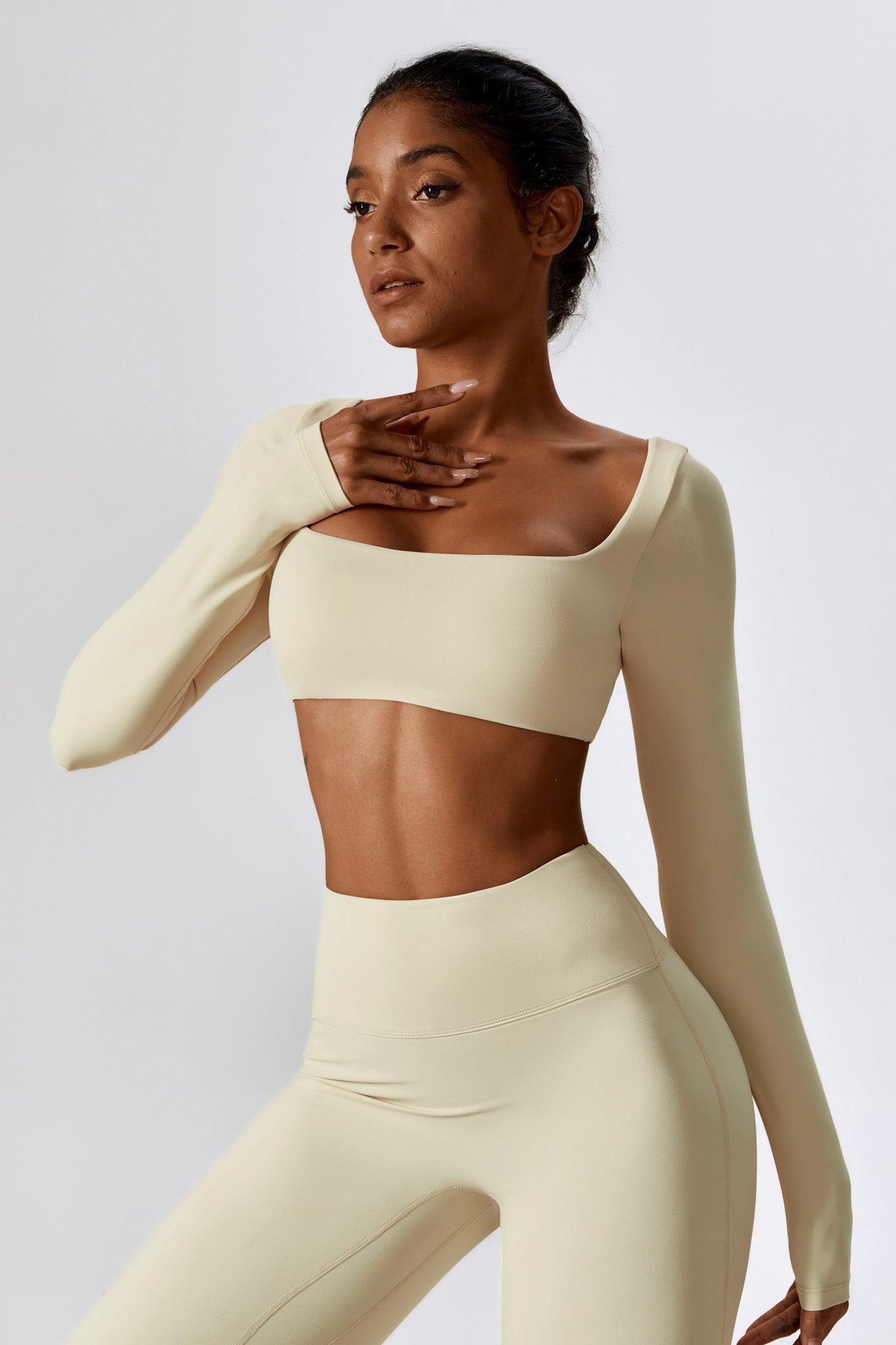 Heaven Crop Top - Cream - Maison and Aurora