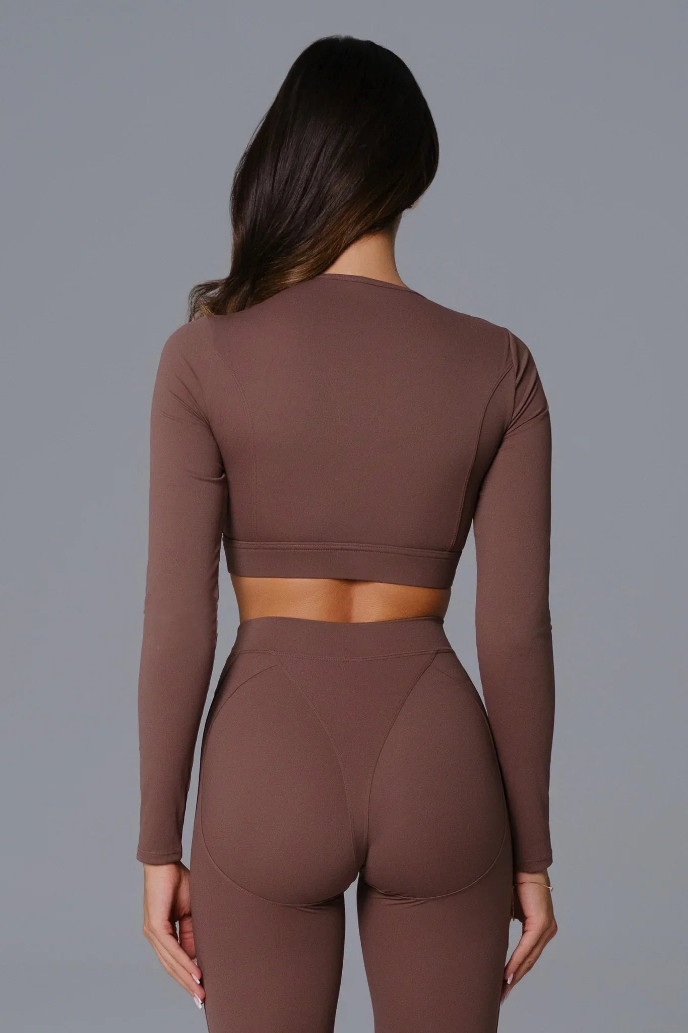 Marcella Long Sleeve Top - Umber - Maison and Aurora