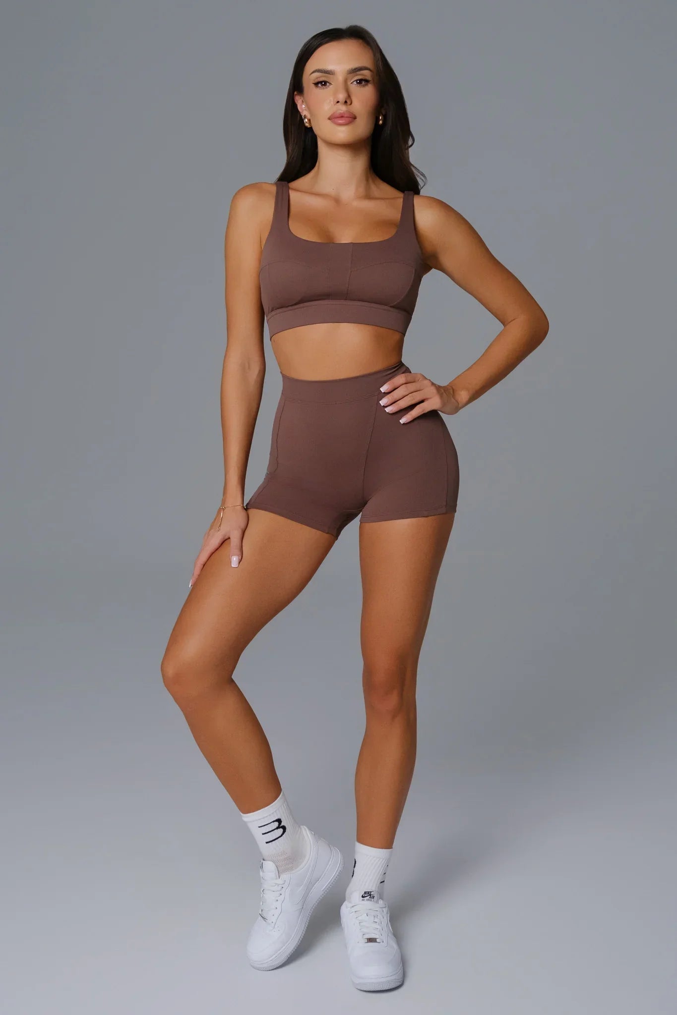Marcella Sports Bra - Umber - Maison and Aurora
