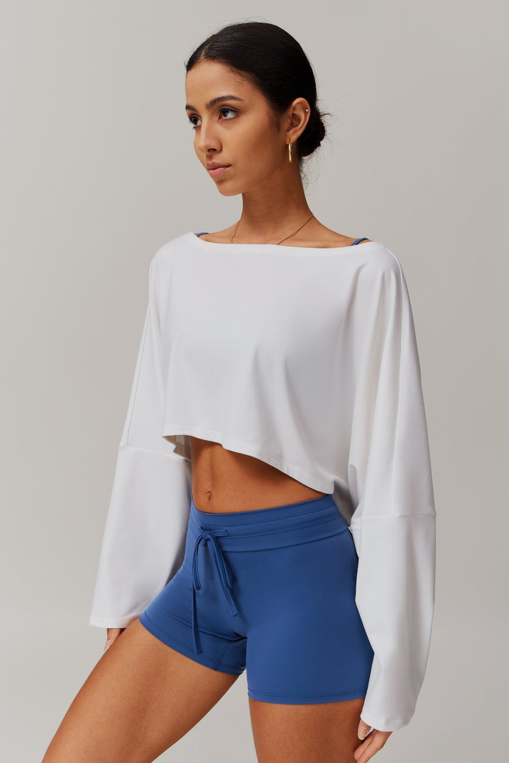 Ivy Long Sleeve Top - White - Maison and Aurora