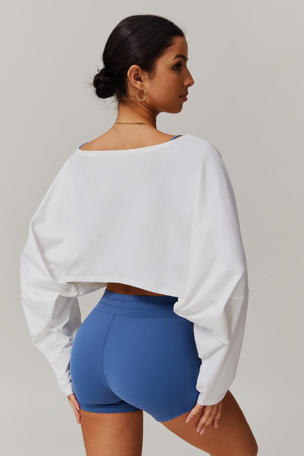 Ivy Long Sleeve Top - White - Maison and Aurora