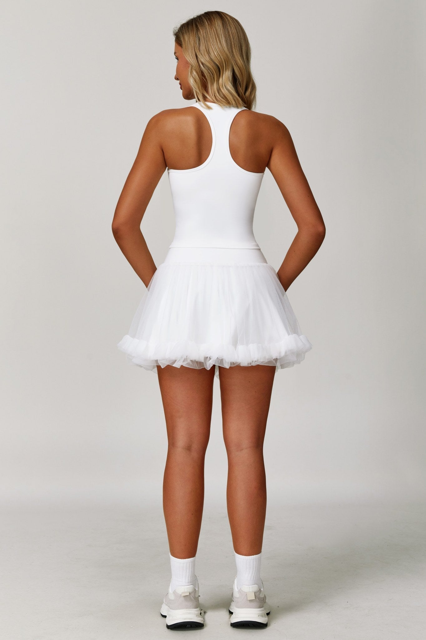 Kirsi Sleeveless Top - White - Maison and Aurora