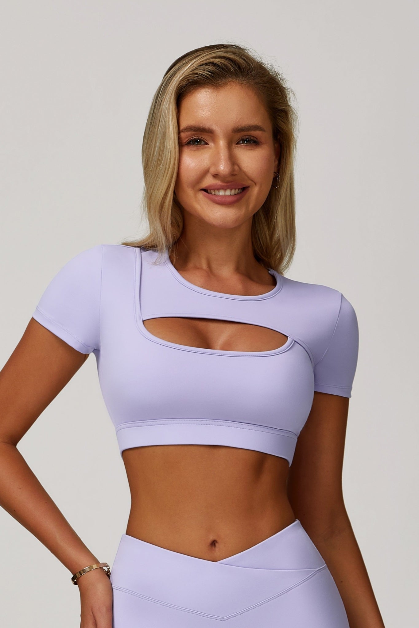 Elanur Crop Top - Wisteria - Maison and Aurora