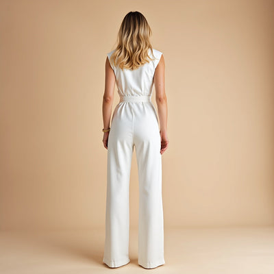 Chantal™ - Stilig Ermeløs Jumpsuit