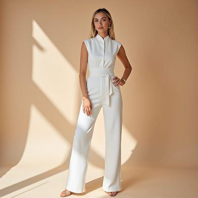 Chantal™ - Stilig Ermeløs Jumpsuit